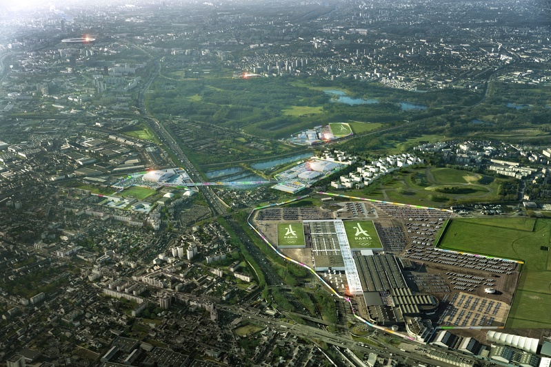 <p>Le futur site du Bourget pour les Jeux olympique.&nbsp;</p>