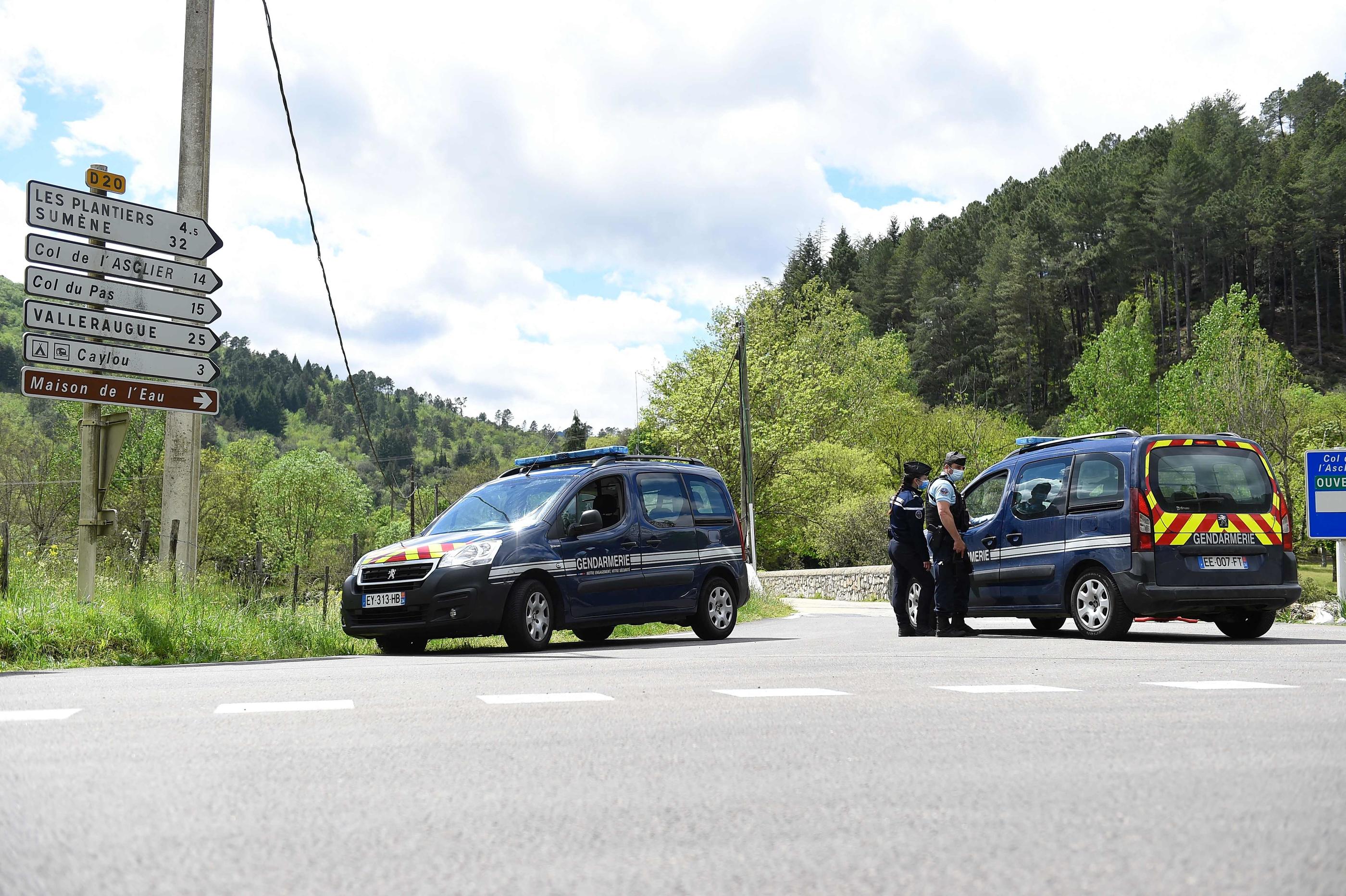 L'homme accusé d'avoir tué son patron et un collègue dans les Cévennes est toujours activement recherché. AFP/Sylvain Thomas