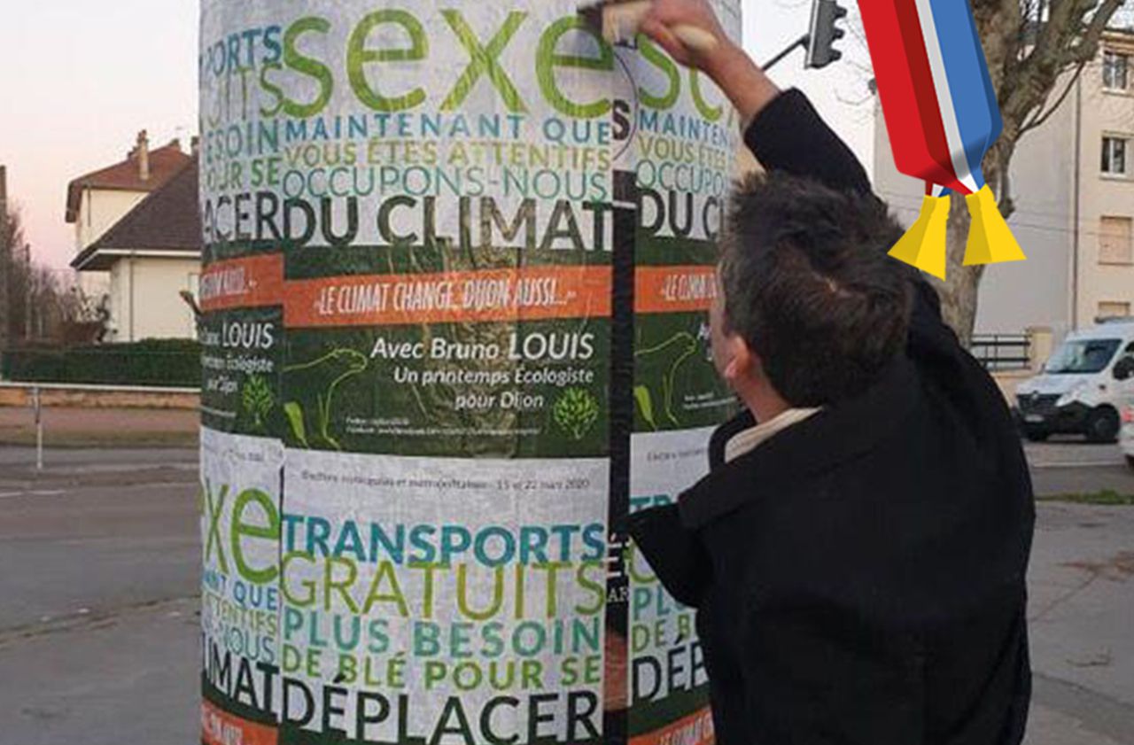 Municipales : à Dijon, du «sexe» sur une affiche pour doper la campagne -  Le Parisien