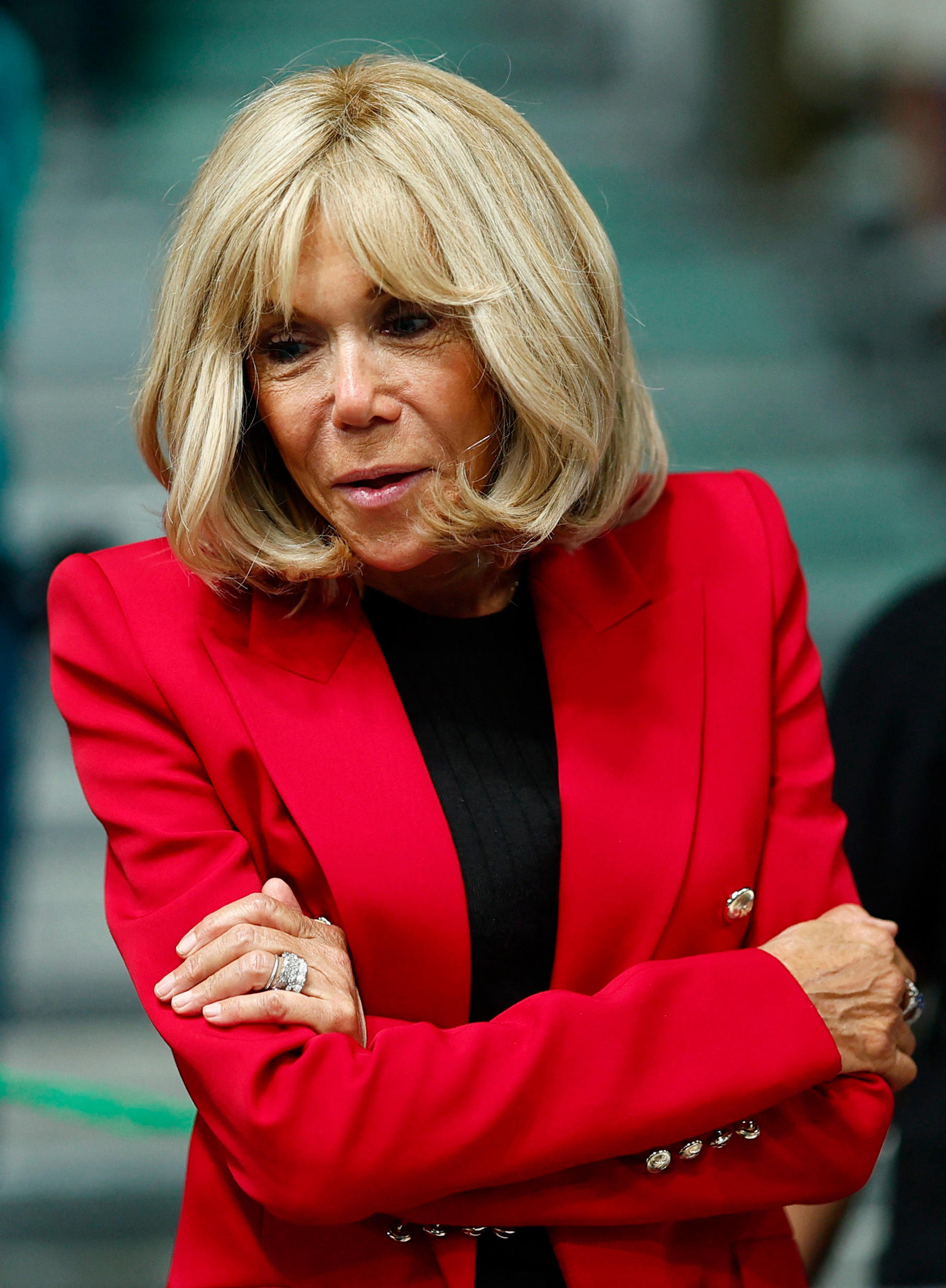 Brigitte Macron, Première Dame, va faire son apparition dans la deuxième partie de la saison 4 d'"Emily in Paris", confirment ELLE et Netflix avec un post sur X. (Photo : Gonzalo Fuentes/REUTERS)