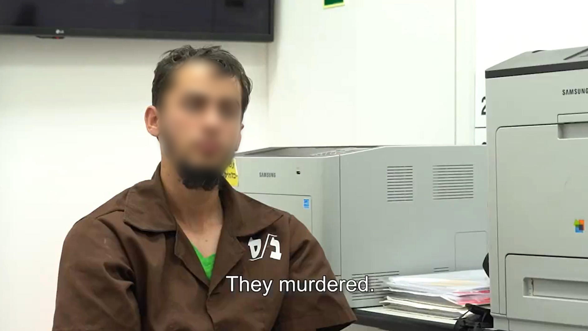 Ce mardi, Israël a publié sur son compte X une vidéo d'interrogatoires de membres du Hamas arrêtés après l'attaque du groupe terroriste commencée le 7 octobre. X@Israel/Capture d'écran