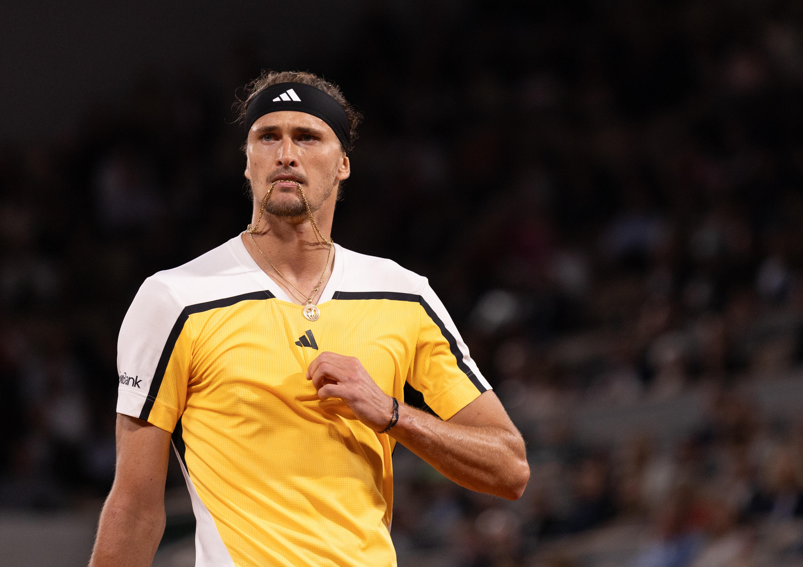 Alexander Zverev affronte Alex de Minaur sur le Chatrier. (Tnani Badreddine/DeFodi Images)