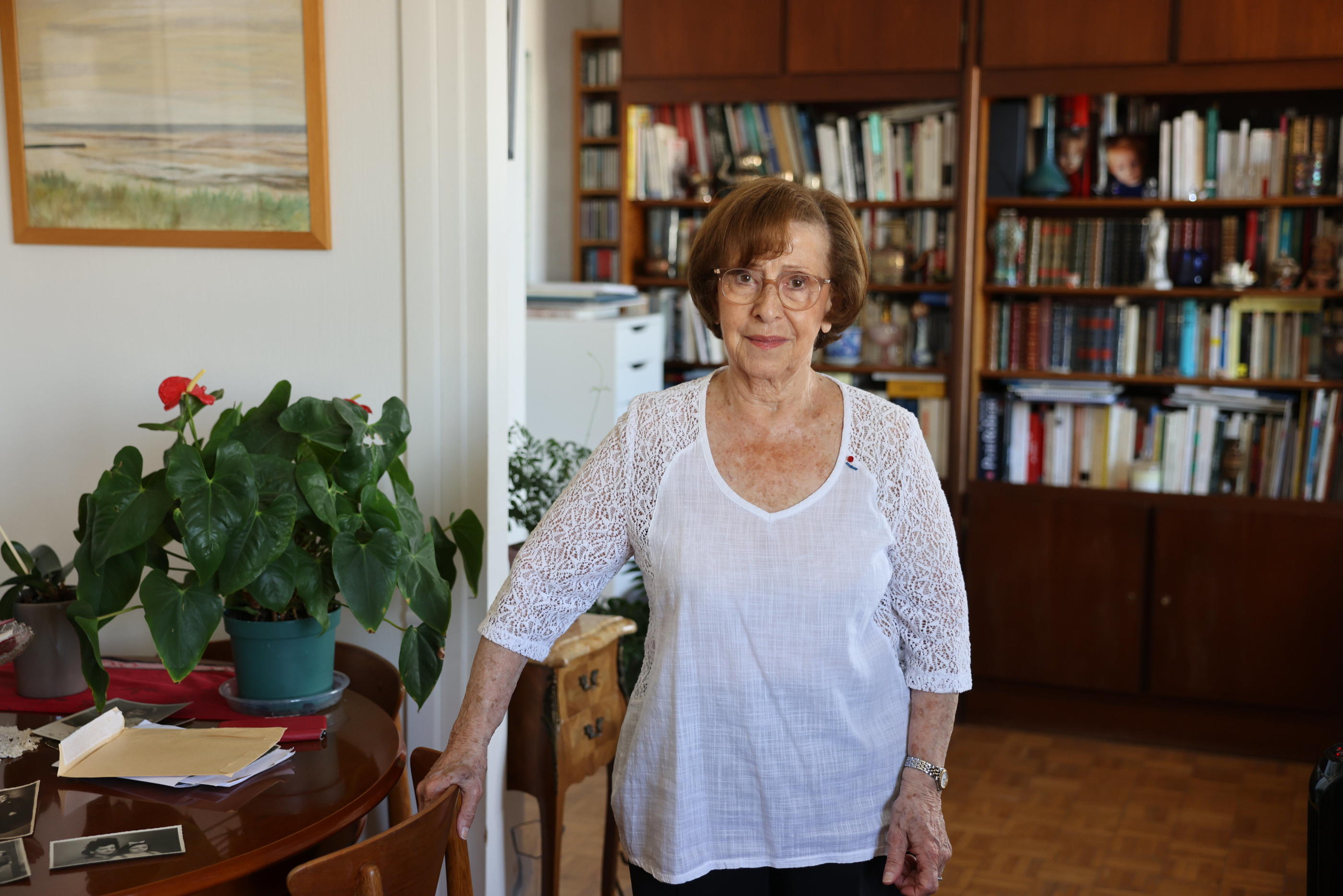 En témoignant depuis vingt-sept ans dans des écoles et lors de conférences, Rachel Jedinak, rescapée de la Shoah, espère «semer des graines» contre l’antisémitisme. LP/Olivier Lejeune