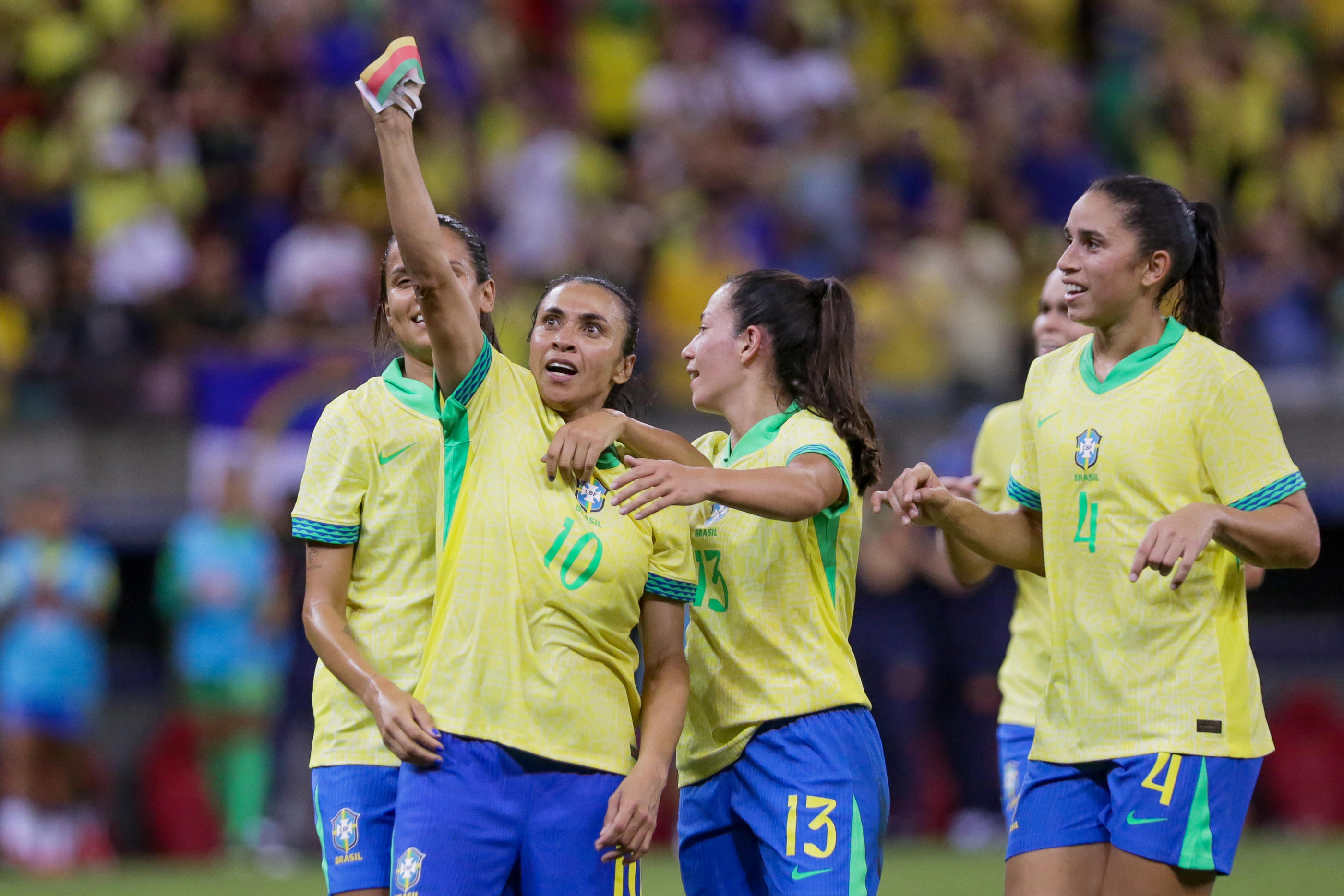 Marta disputera samedi 10 août son dernier match avec la sélection brésilienne. Rafael Vieira/Icon Sport