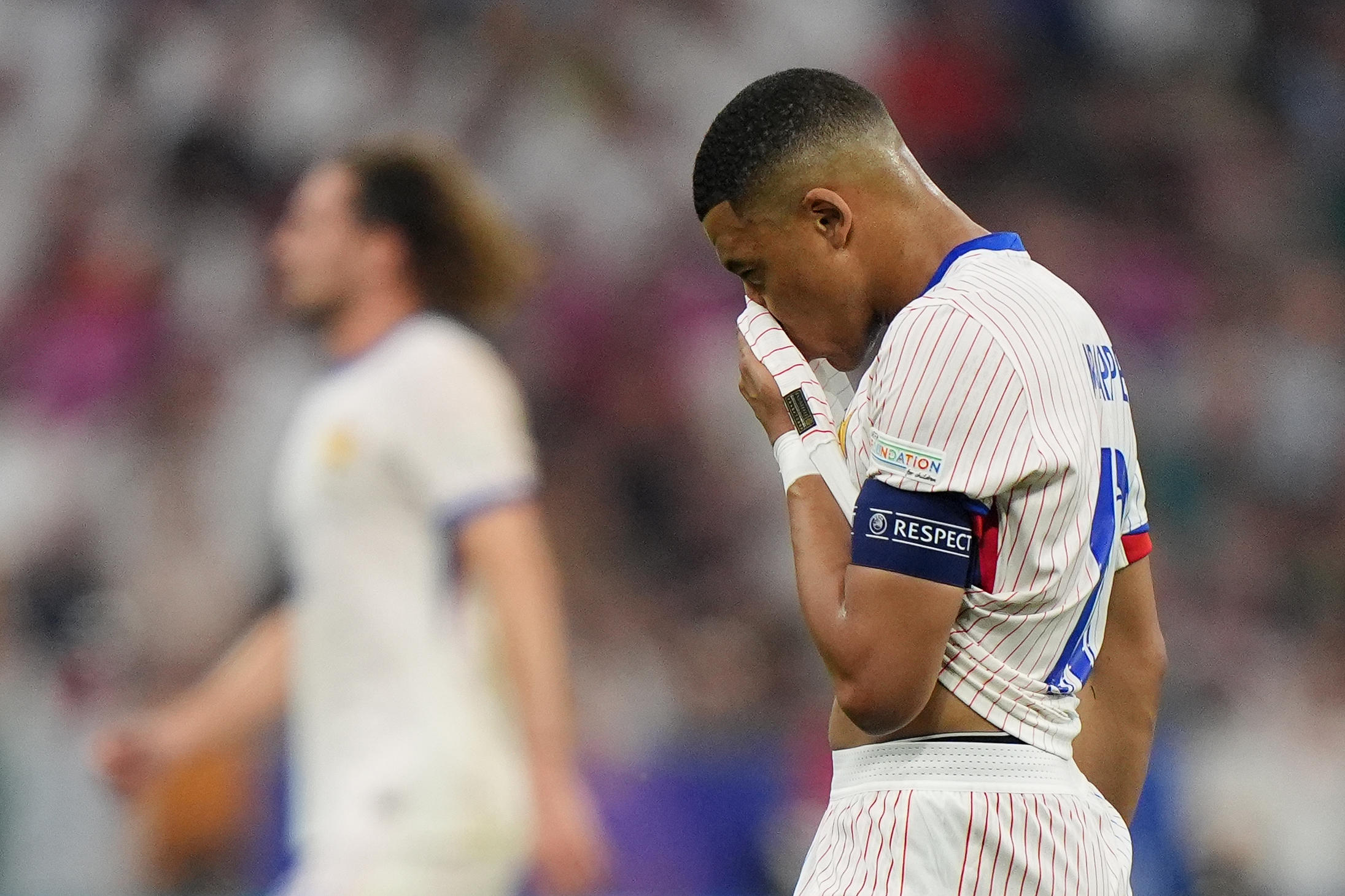 Kylian Mbappé a délivré une passe décisive contre l'Espagne. Icon Sport