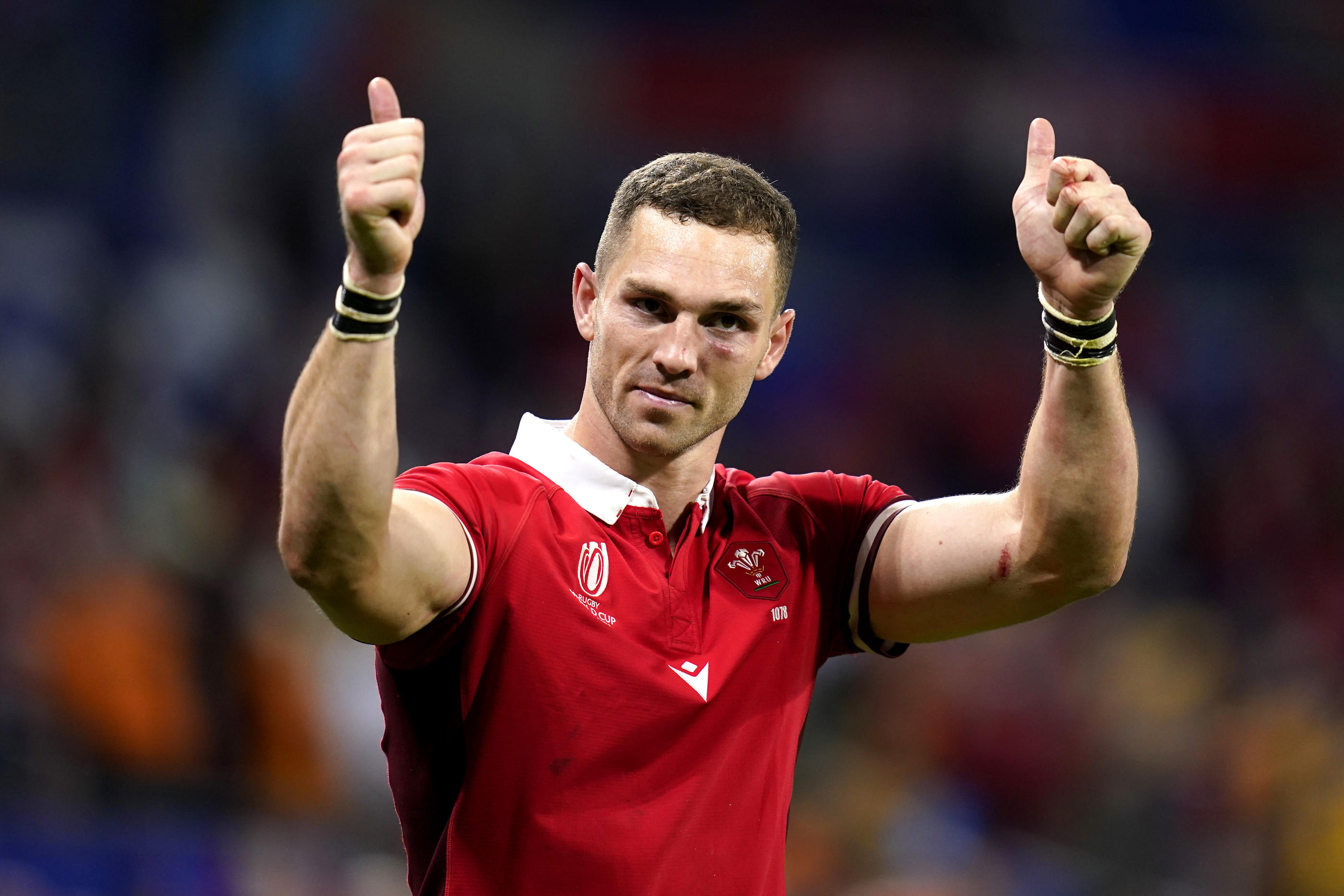 George North à la Coupe du monde 2023 en France. - Photo by Icon sport