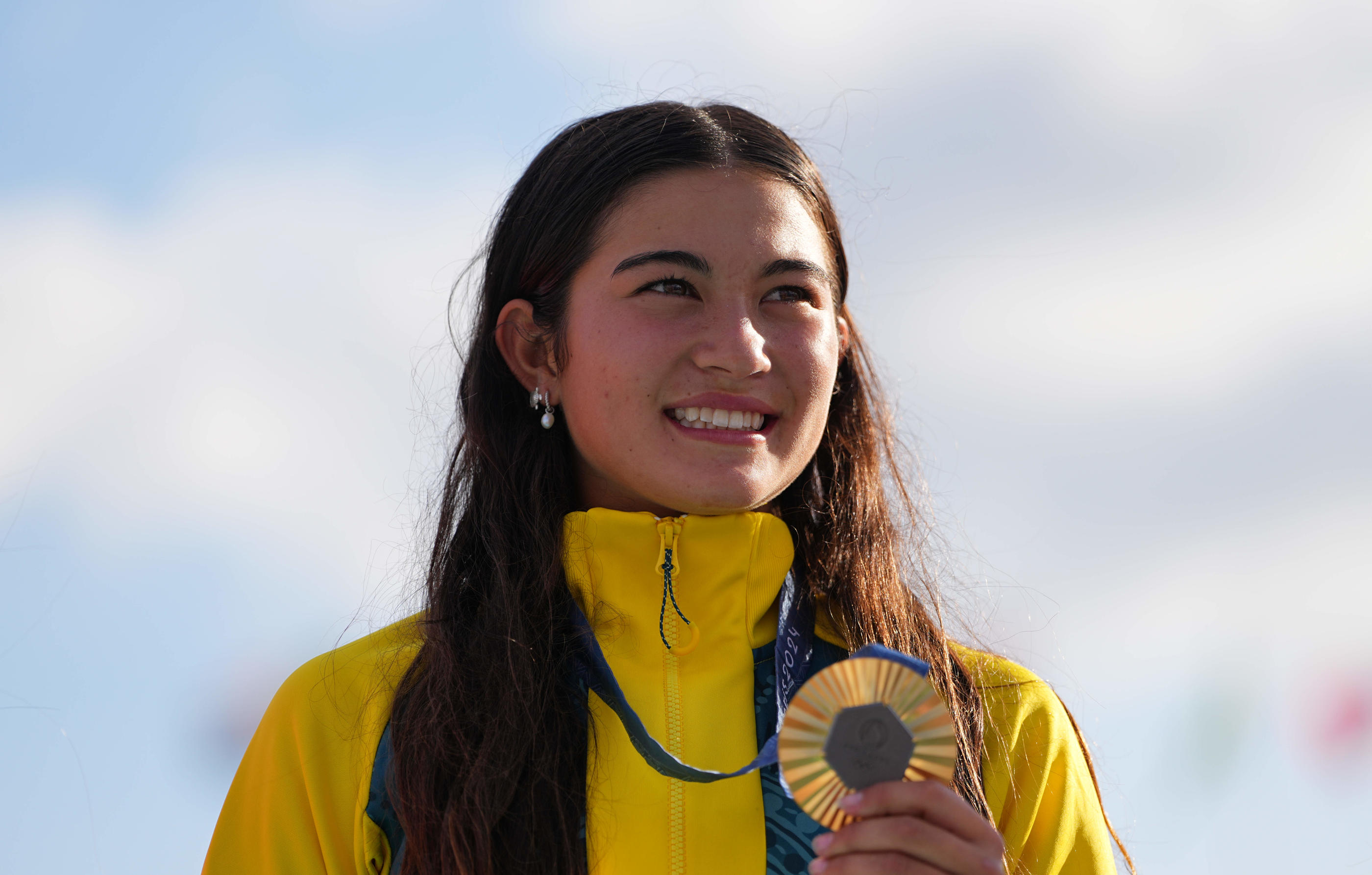 Arisa Trew, championne olympique à seulement 14 ans. Icon Sport.