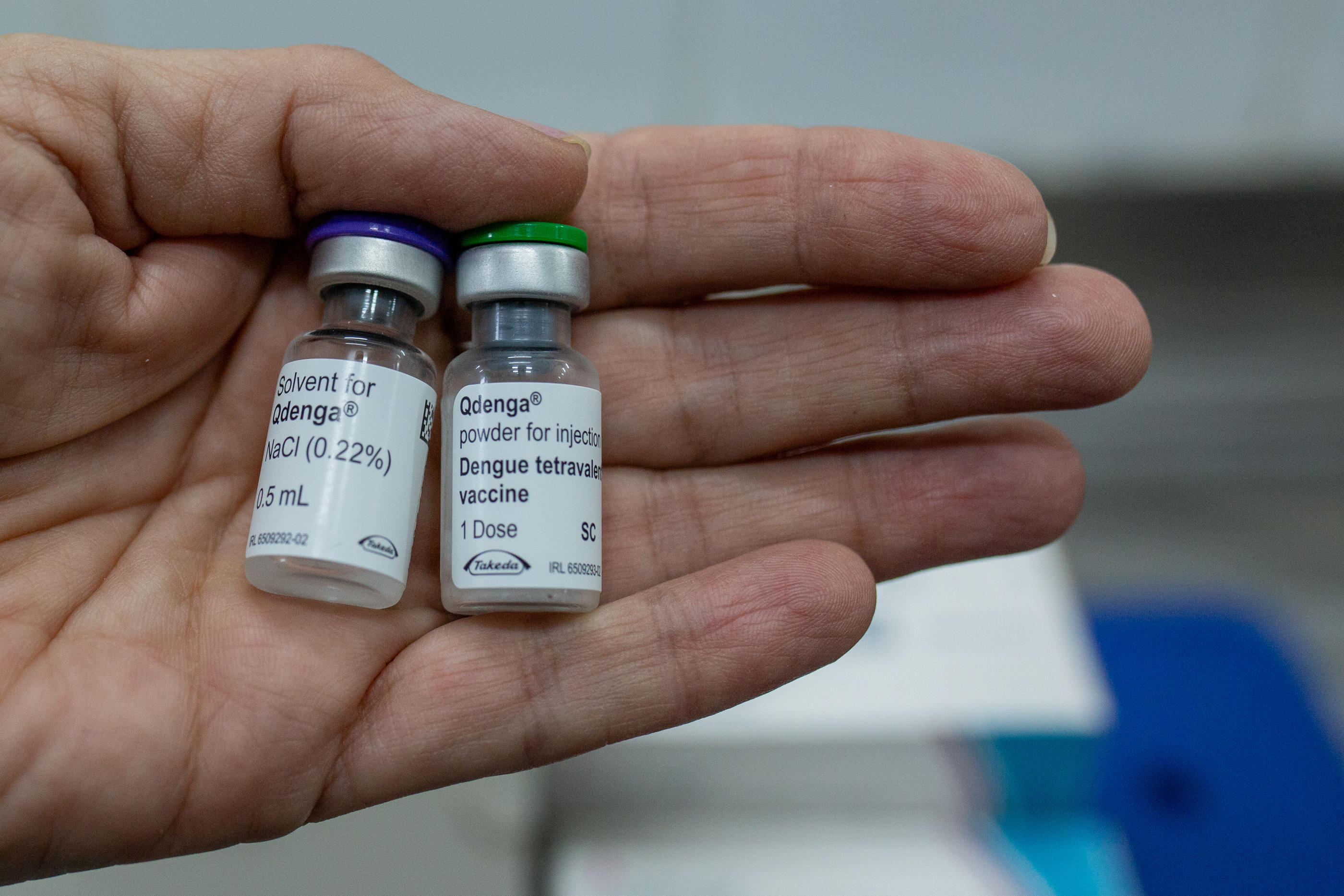 Le vaccin Qdenga pourrait être autorisé pour certaines catégories de personnes dans certains territoires français à l'automne prochain. AGIF/Sipa/Antonio Pereira