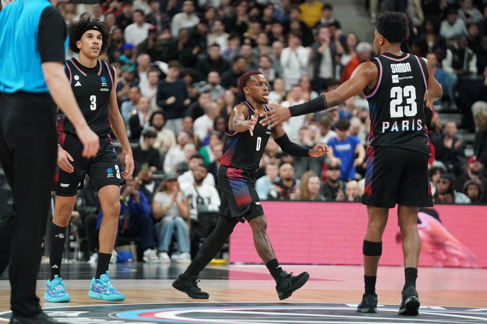 T.J Shorts et le Paris Basketball affronteront Cholet en quart de finale des play-offs. (Photo by Herve Bellenger/Icon Sport)