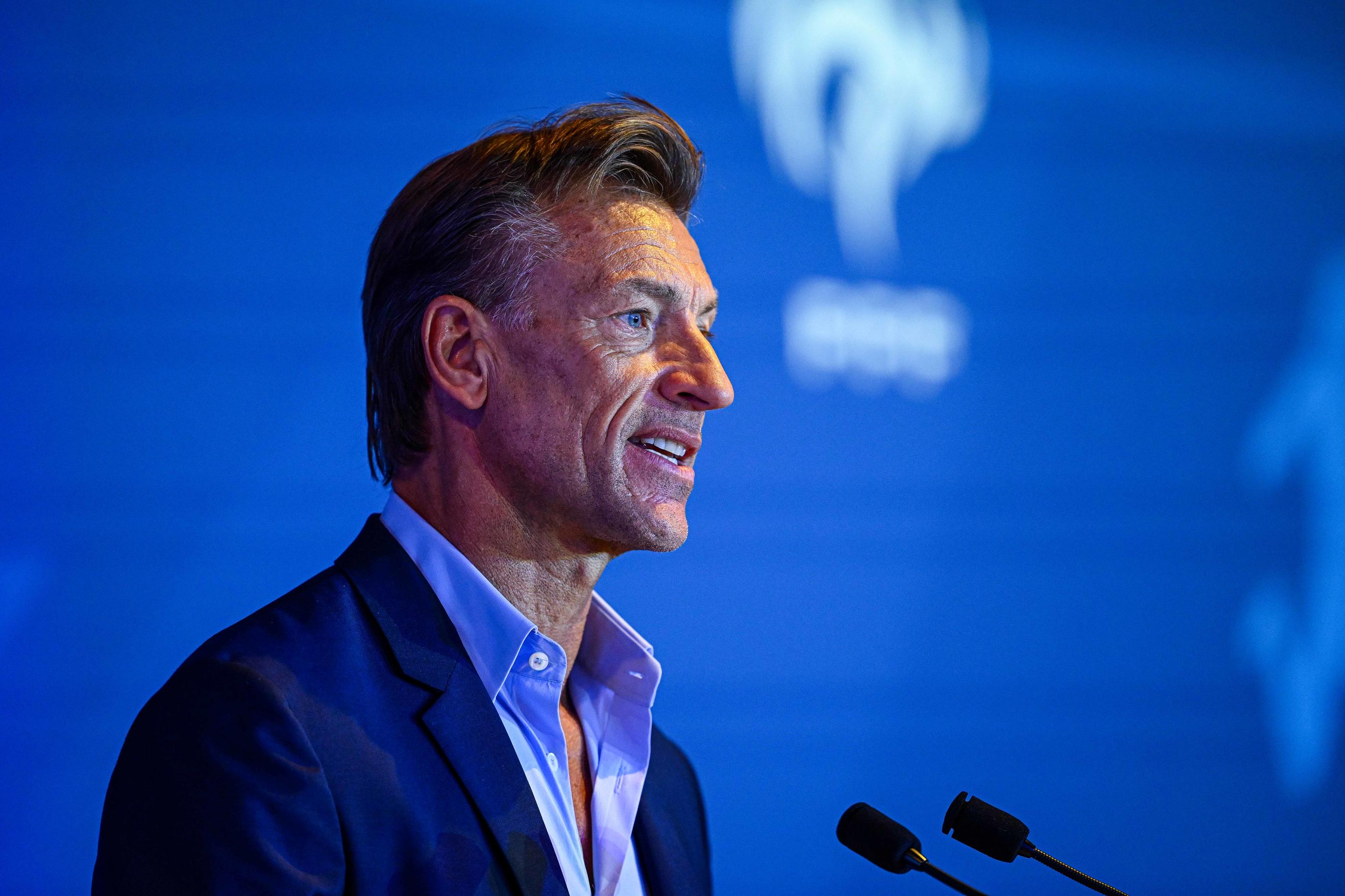 Hervé Renard, sélectionneur de l'équipe de France féminine, est "bloqué" par la FFF et ne sera pas prêté pour entraîner la Côte d'Ivoire. (Photo by Baptiste Fernandez/Icon Sport)