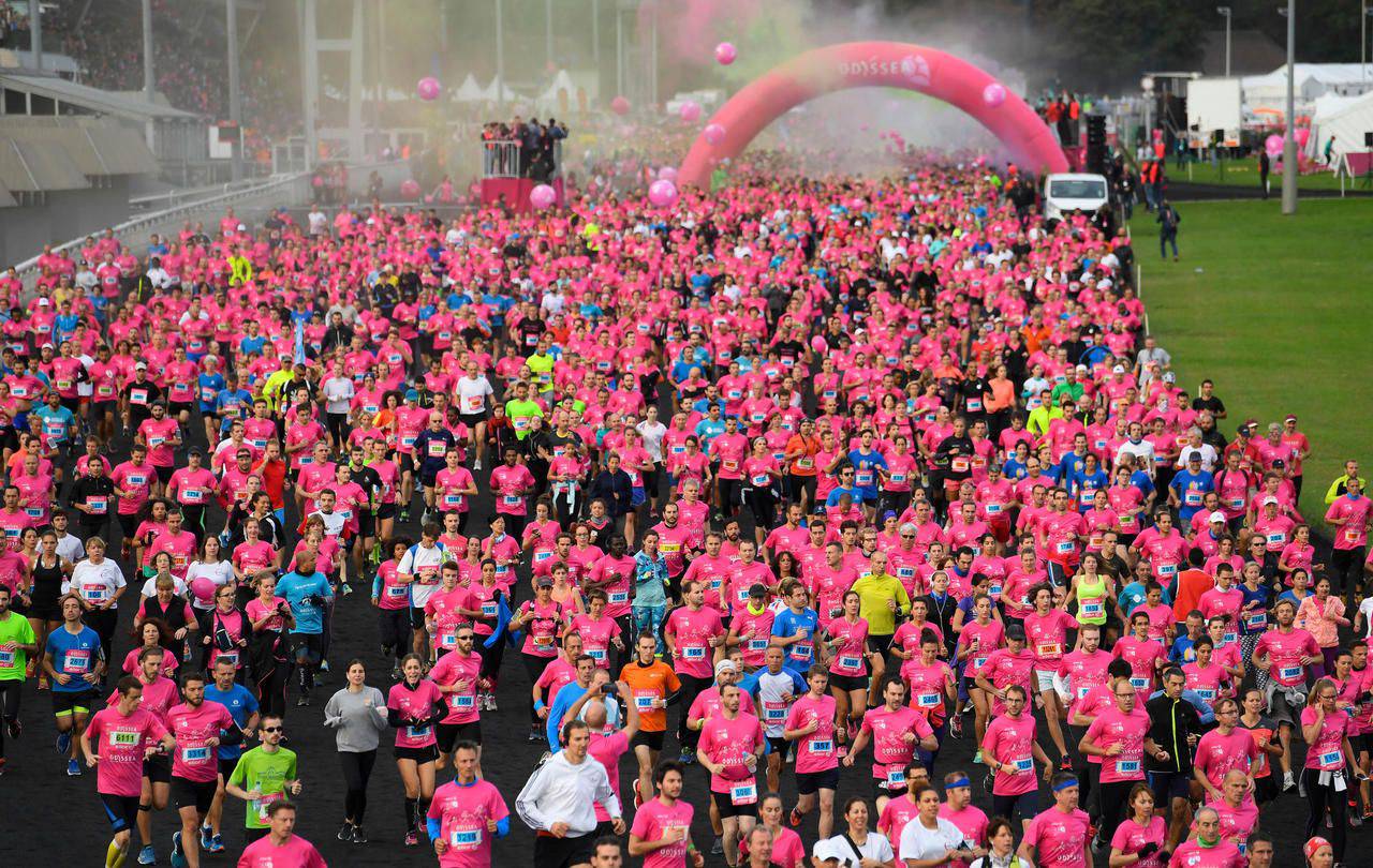 L'Odyssea, qui permet de récolter des fonds dans le cadre d'Octobre rose pour la lutte contre le cancer, est chaque année un rendez-vous attendu par les coureurs.