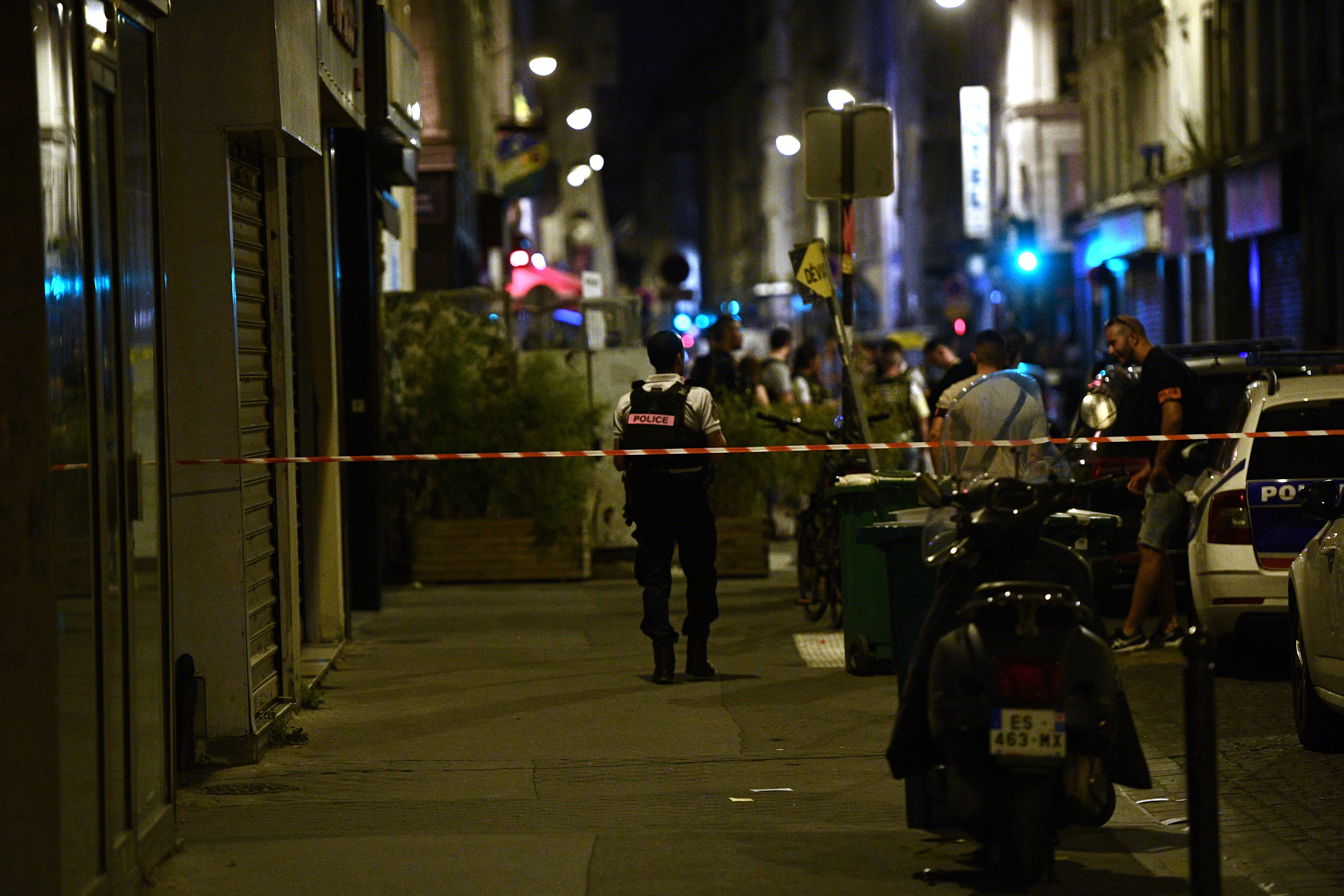 L'enquête sur le réseau a commencé à la suite d'un assassinat dans un bar à chicha de la rue Popincourt dans le XIe arrondissement de Paris le 18 juillet 2022. AFP/Christophe Archambault