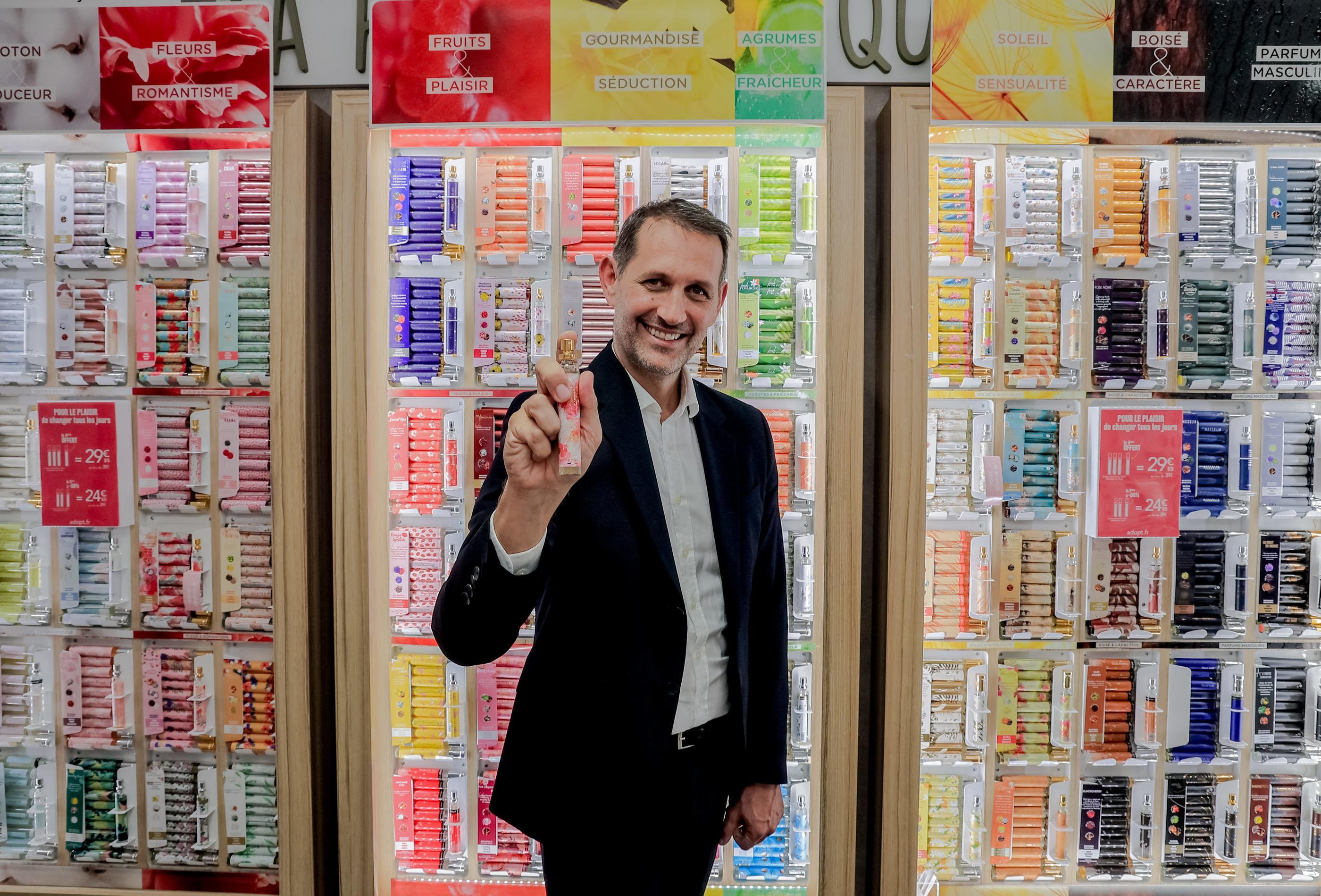 Frédéric Stoeckel, président de la marque Adopt Parfums depuis 2019. ©PHOTOPQR/SUD OUEST/GUILLAUME BONNAUD