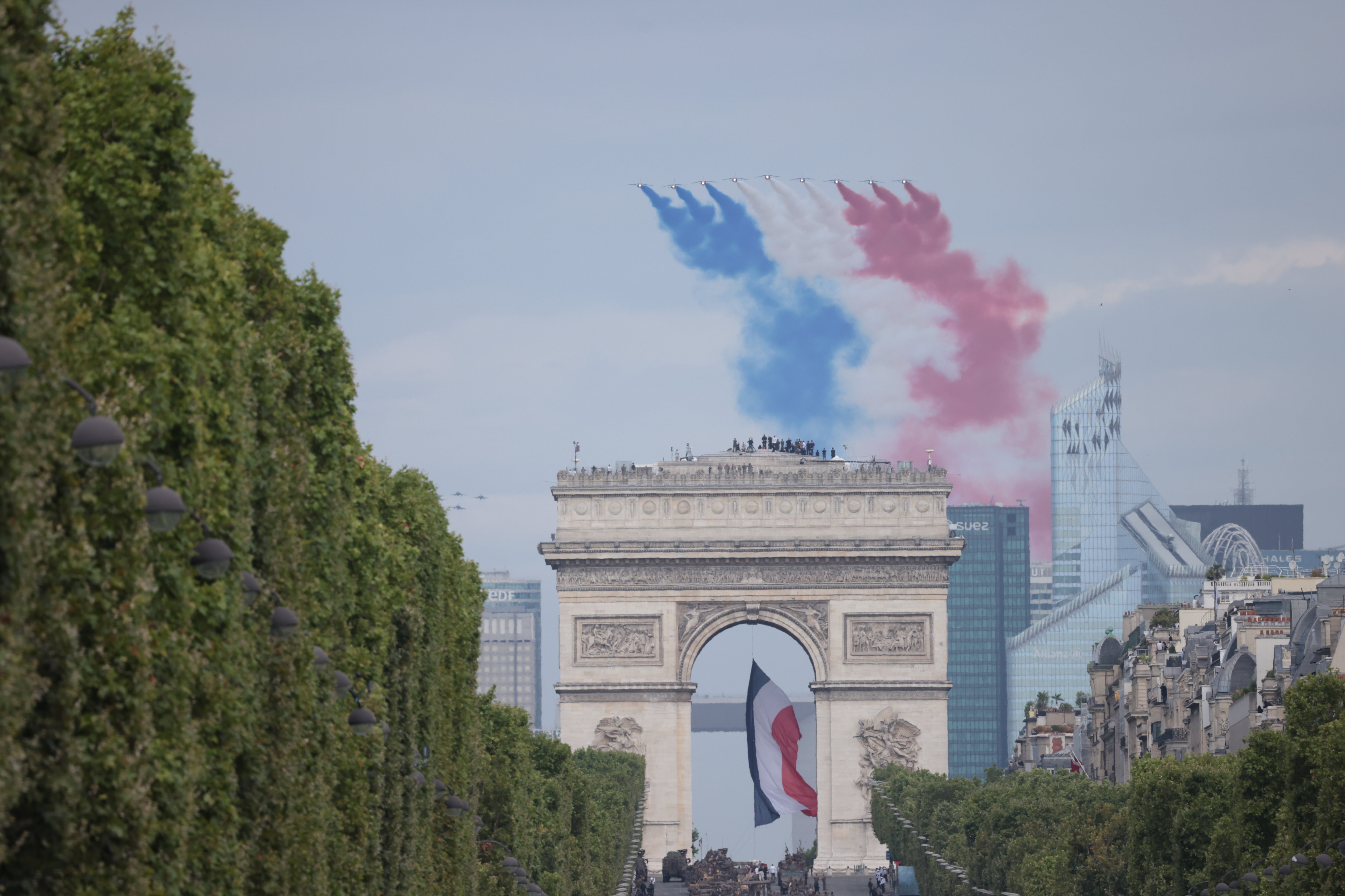 La patrouille de France va survoler la capitale ce mercredi. LP/Olivier Arandel