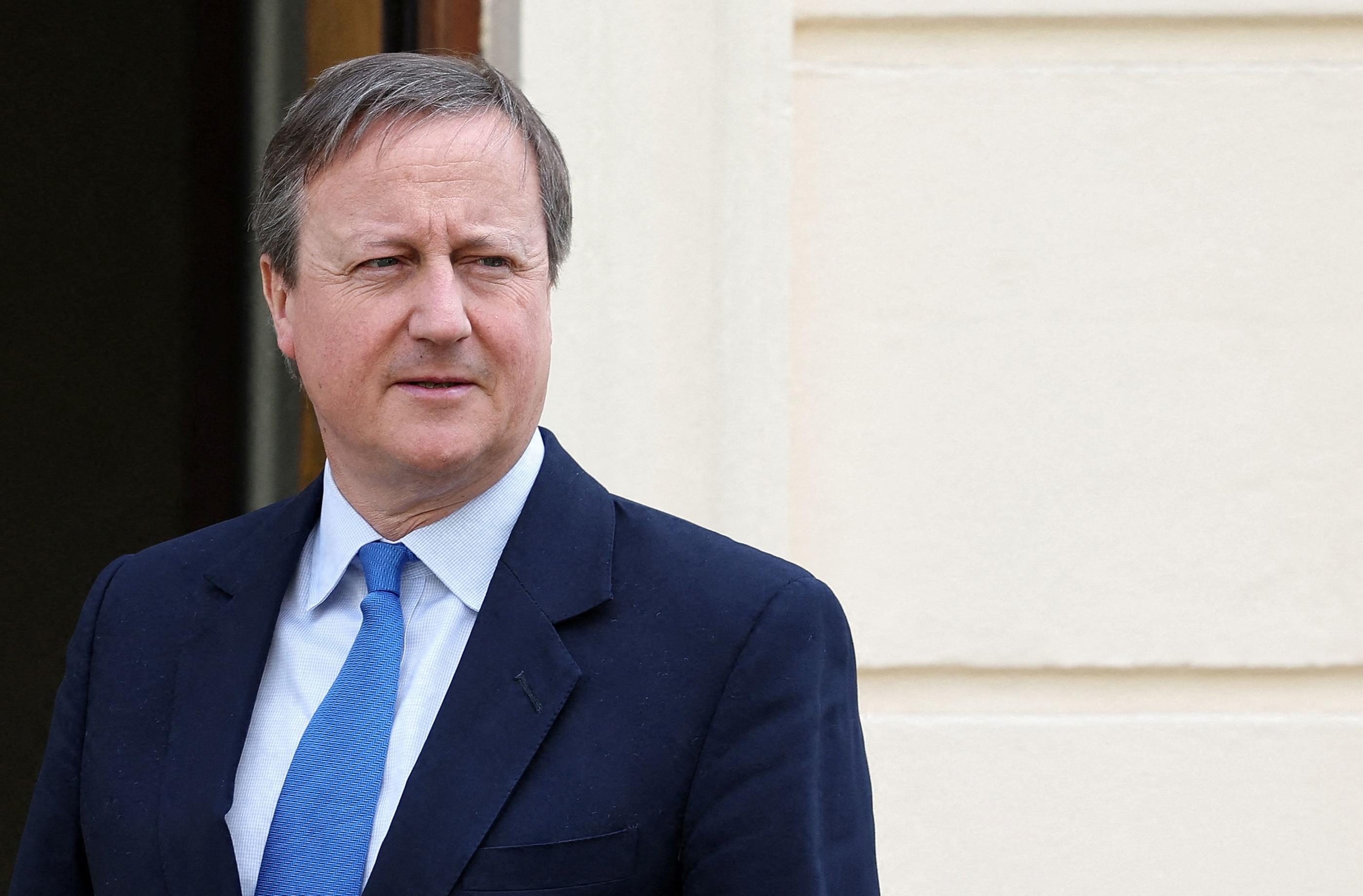 Le ministre des Affaires étrangères britannique David Cameron souhaite que le G7 impose des sanctions coordonnées à l'Iran. AFP/Isabel Infantes