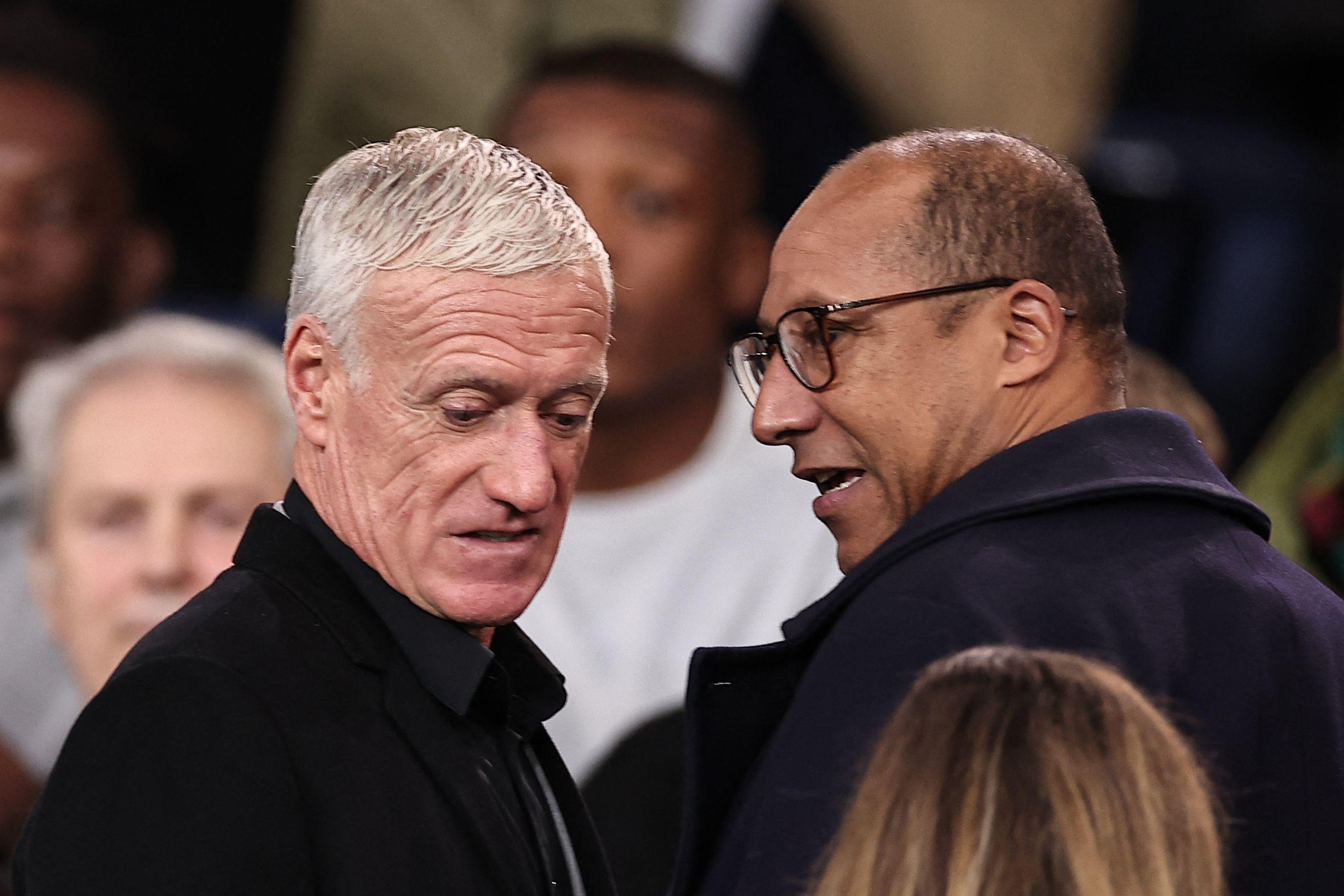 Didier Deschamps et Philippe Diallo vont se rencontrer en début de semaine prochaine. (Photo by FRANCK FIFE / AFP)