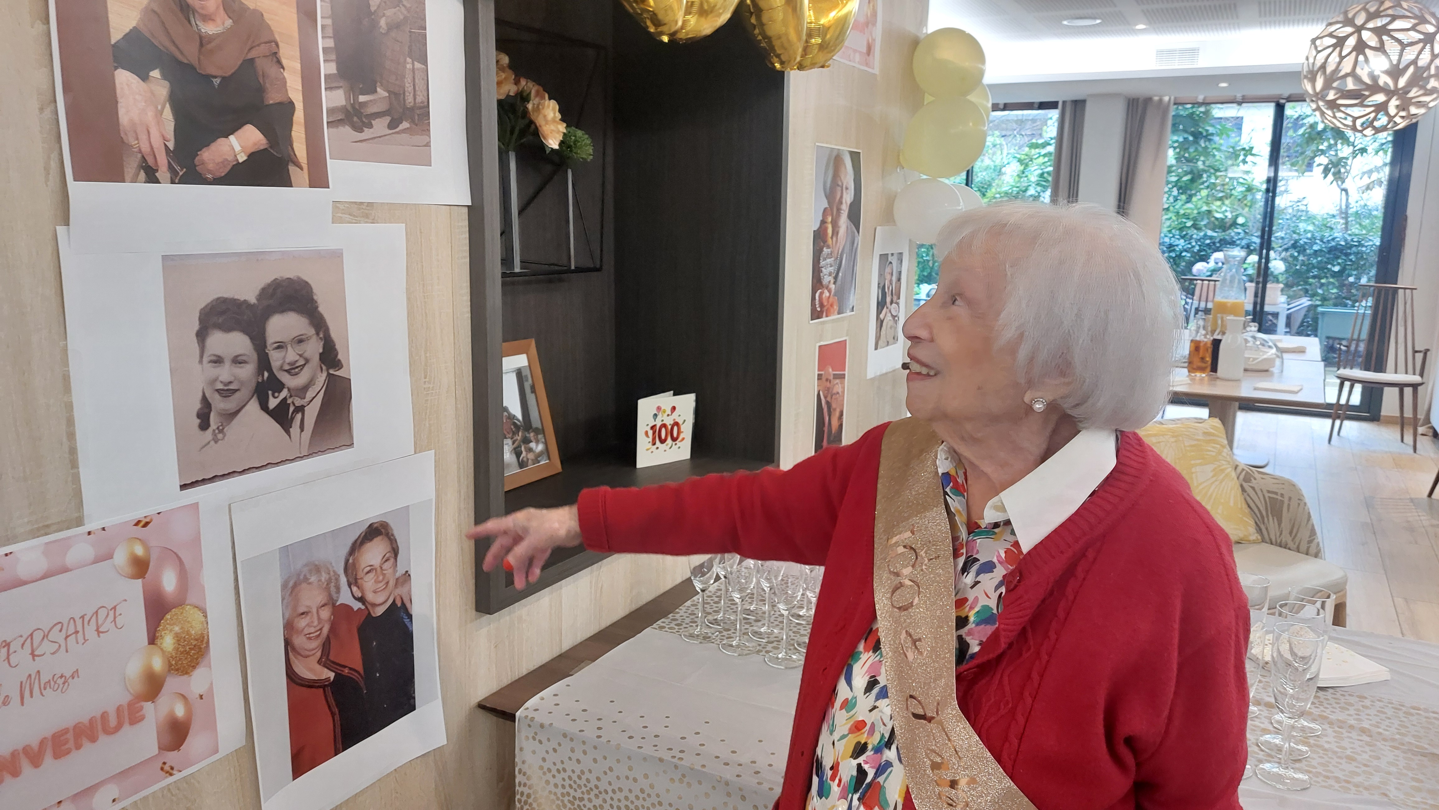 Suresnes, le 23 mars. Née le 25 mars 1924 en Pologne, Masza a échappé à la déportation après la rafle du Vél d'Hiv. Elle a fêté ses 100 ans à la résidence seniors où elle habite depuis six ans. LP/Anne-Sophie Damecour