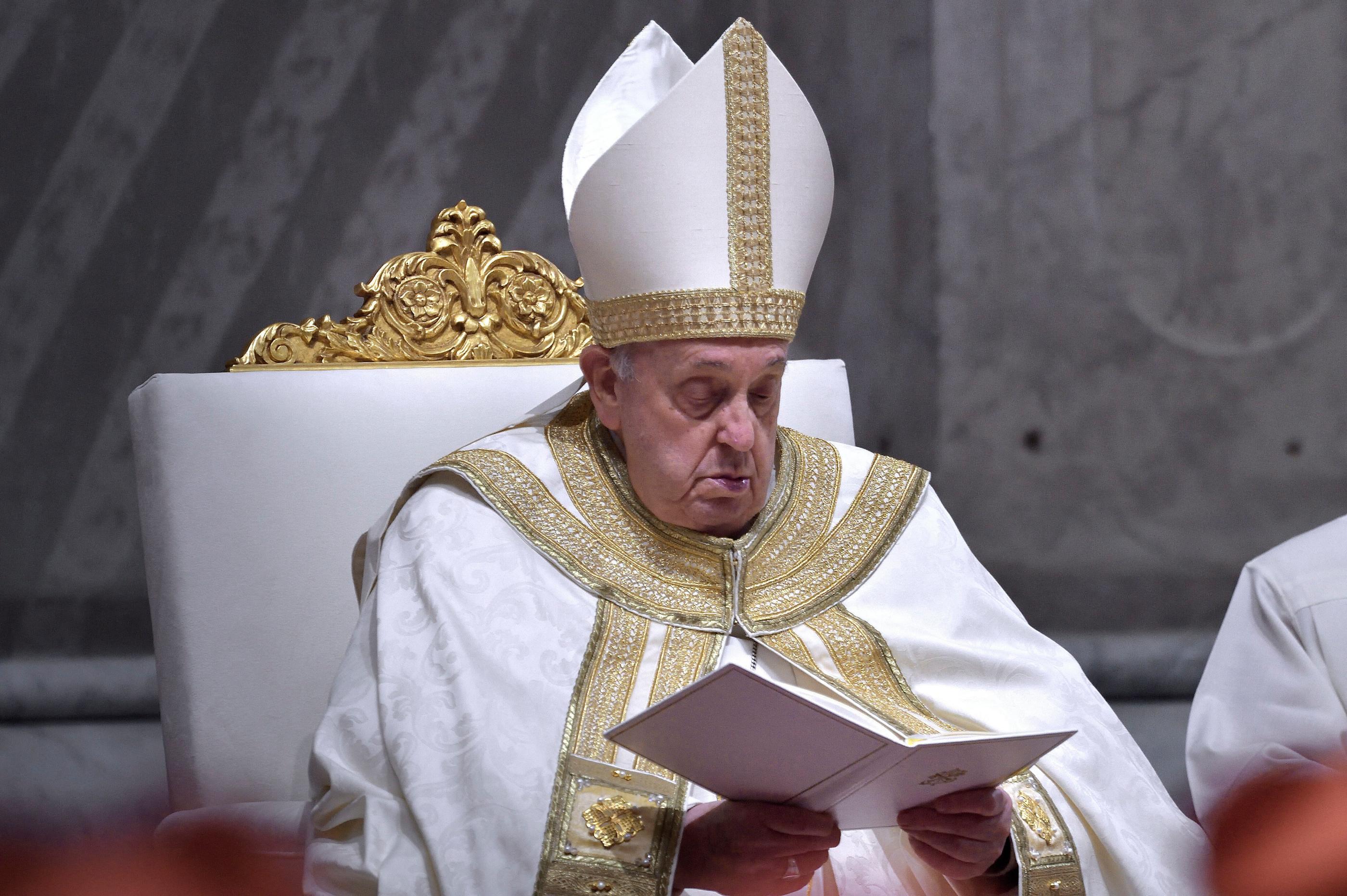 Face à la grogne de nombreux évêques, le pape François a rappelé ce jeudi que les bénédictions ne sont en aucun cas des mariages. DPA/MAXPPP/Stefano Spaziani