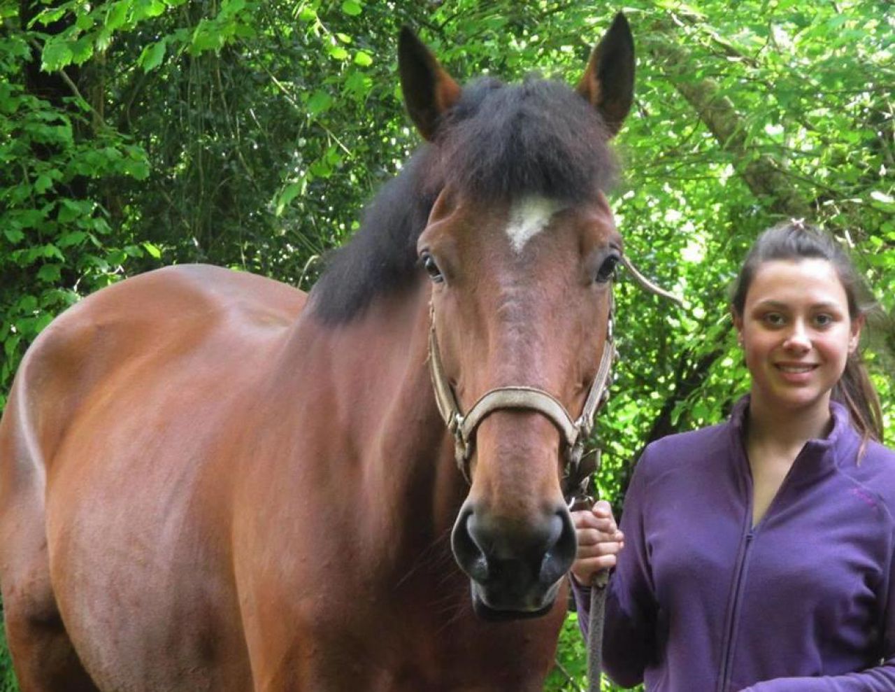 <p>Nastasia, 18 ans, &eacute;tait groom-stagiaire &agrave; la ferme de Morsang.</p>