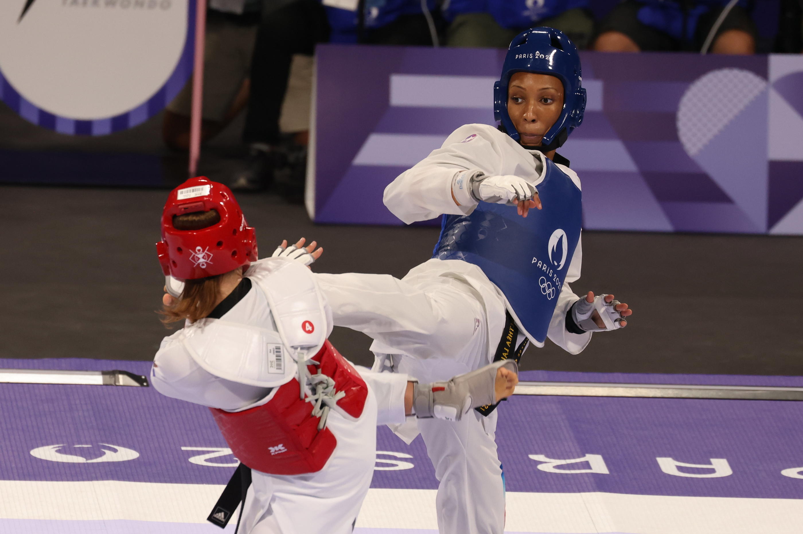 Althéa Laurin lors de sa finale olympique. Elle a réalisé la journée parfaite. LP/Jean-Baptiste Quentin