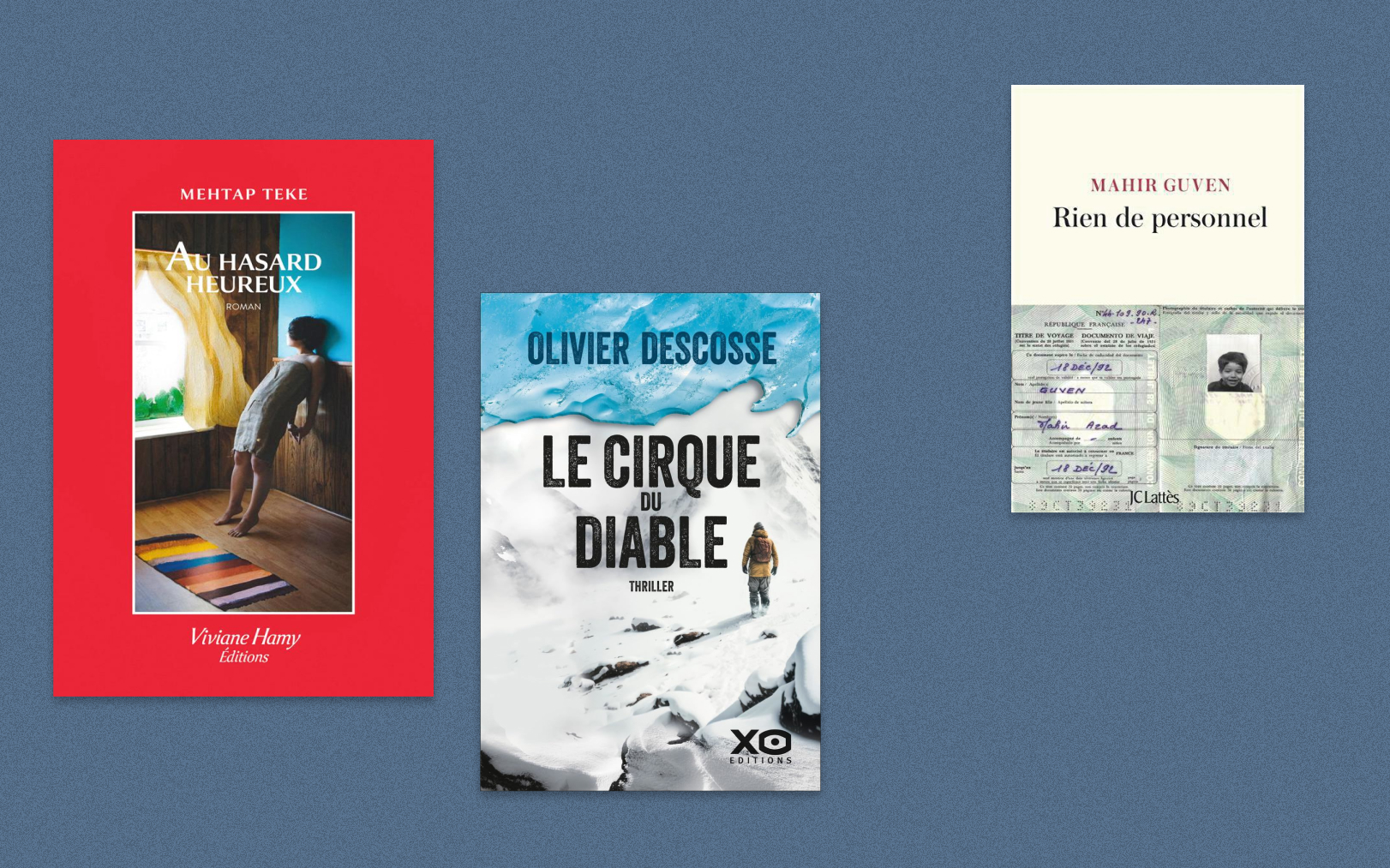 Parmi les ouvrages à ne pas manquer, « Au hasard heureux » de Mehtap Teke, « Le Cirque du diable » d’Olivier Descosse et « Rien de personnel » de Mahir Guven. Le Parisien-DA/DR