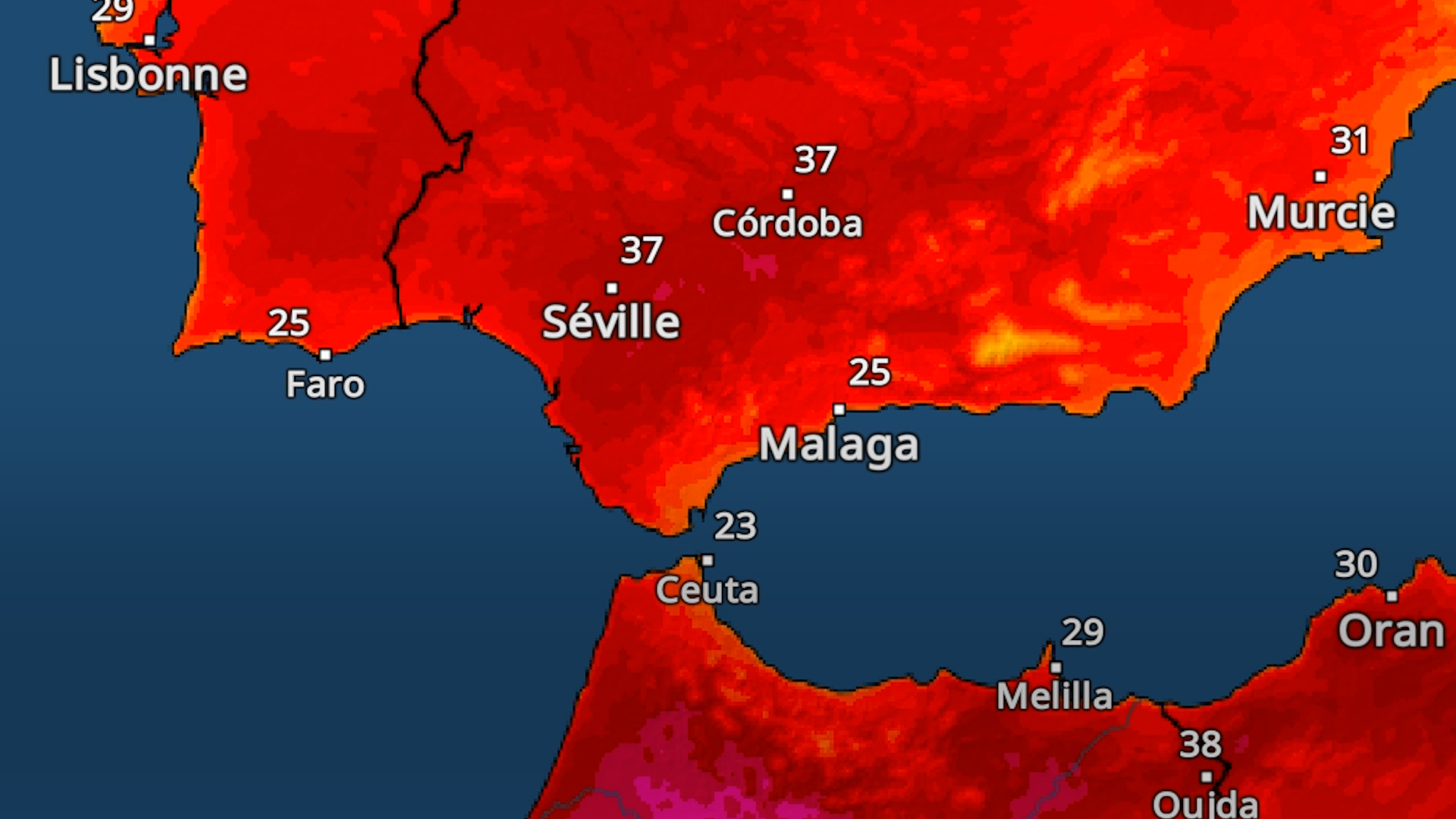 Des températures totalement inédites pour un mois d’avril vont frapper l'Espagne cette semaine, avec des pics à plus de 40 degrés…