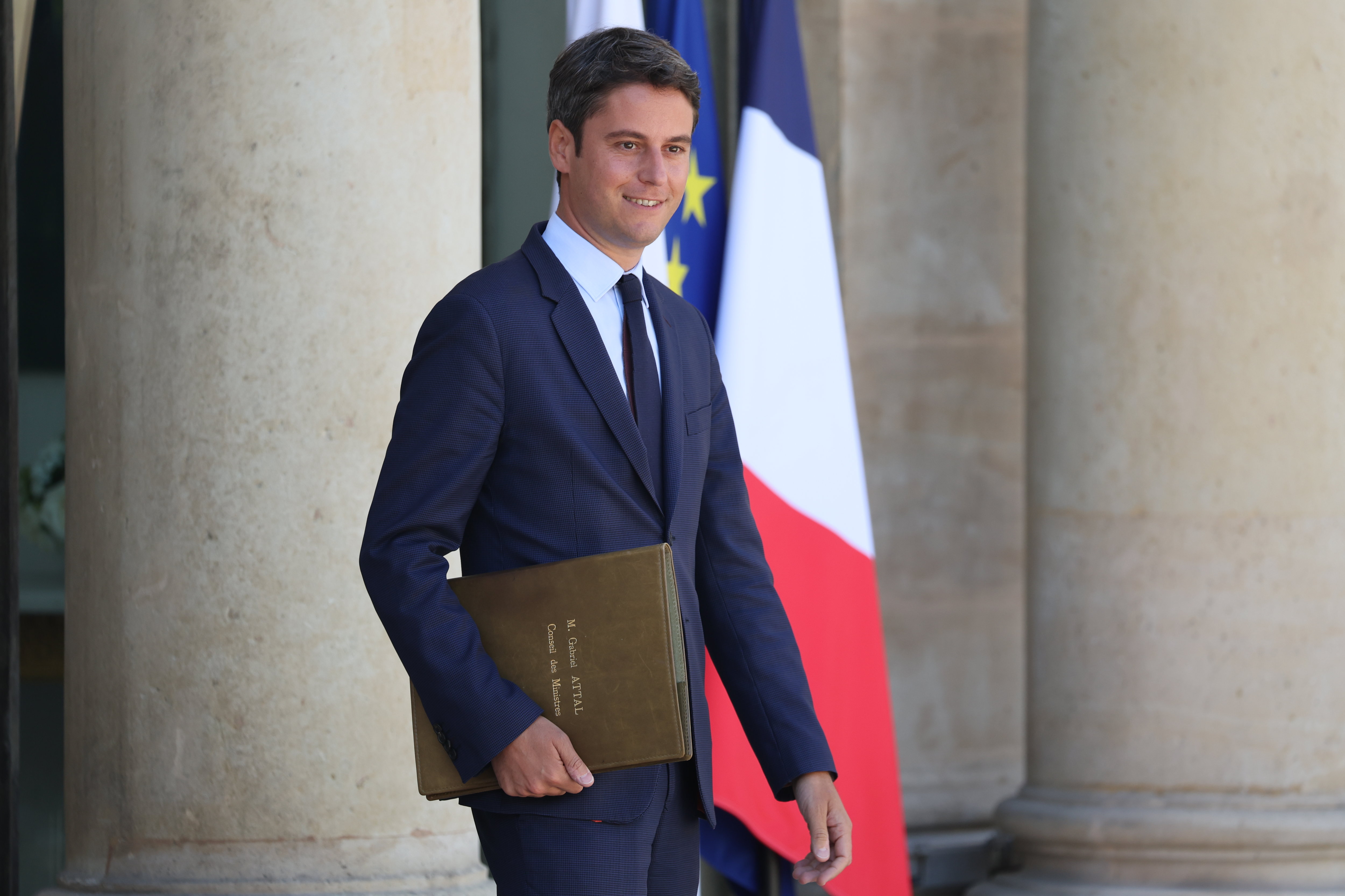 Gabriel Attal au palais de l'Élysée, ce mardi 16 juillet. LP/ Arnaud Journois