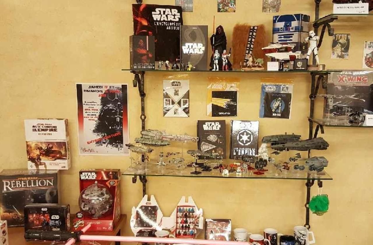 <b></b> Melun, 16 mars. Une exposition consacrée à Star Wars accompagne les diverses animations.