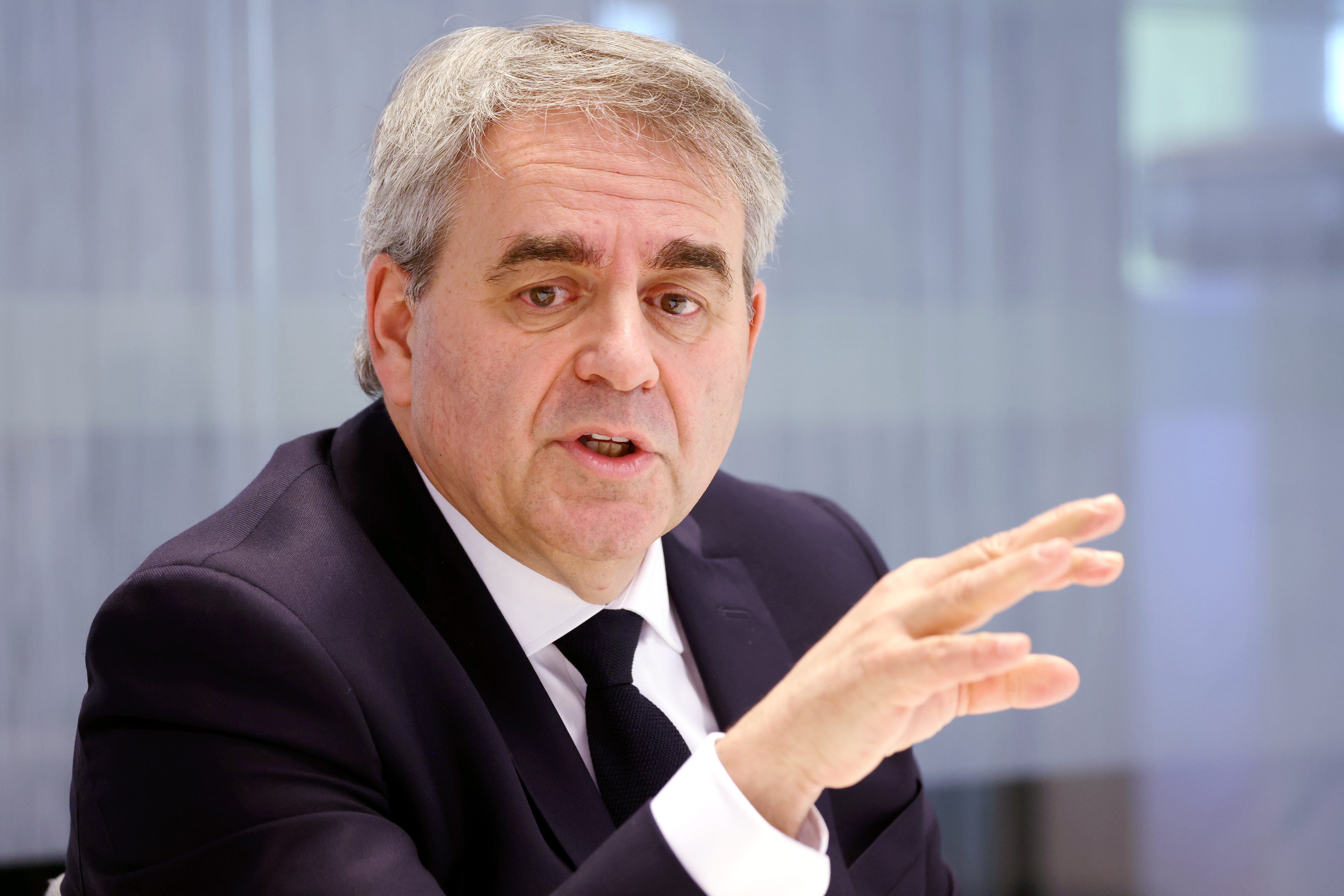 Xavier Bertrand,
président du conseil régional des Hauts-de-France, photographié en mars. LP/Olivier LEJEUNE.
