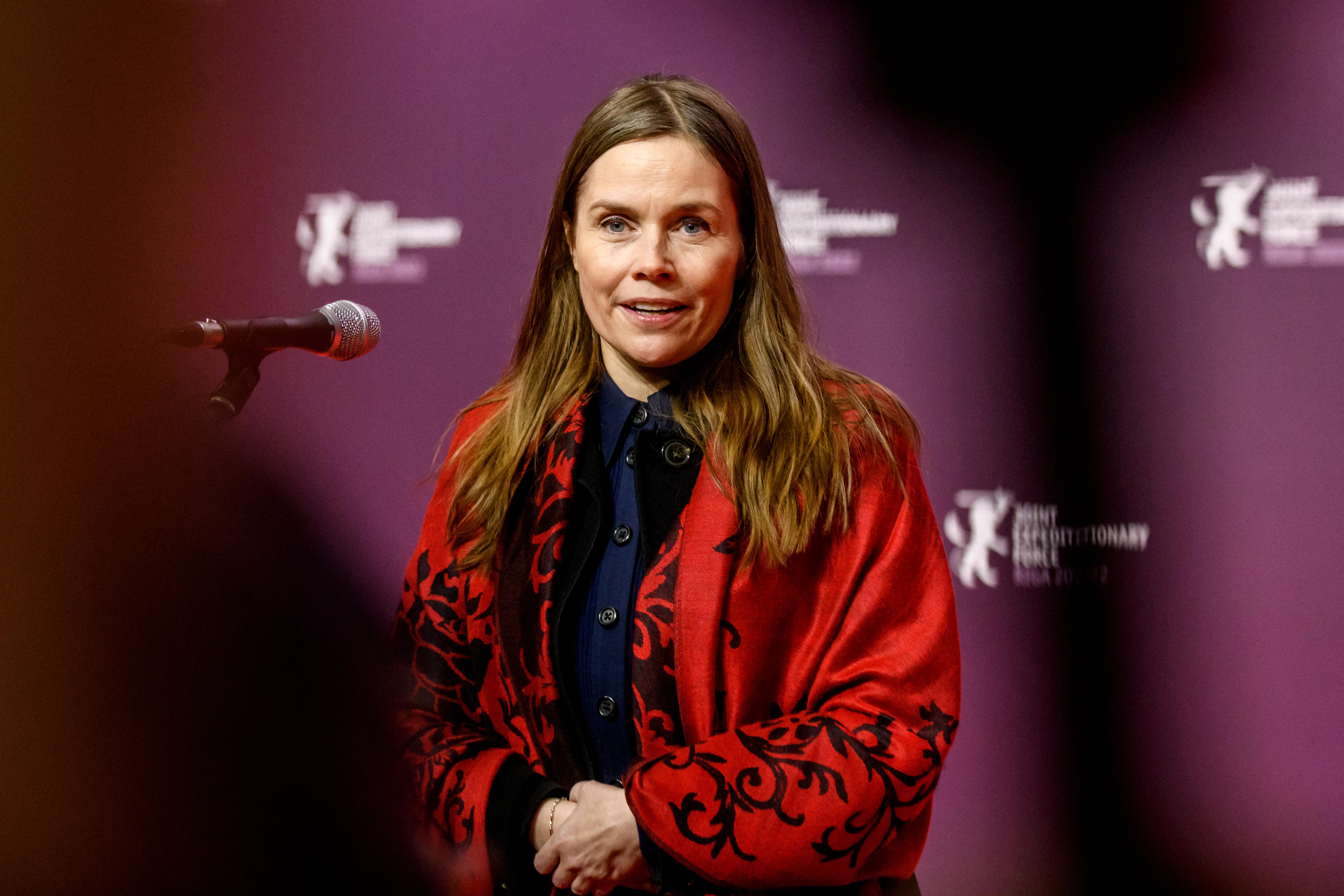 La Première ministre Katrín Jakobsdóttir fera elle aussi grève ce mardi. AFP/Gints Ivuskans