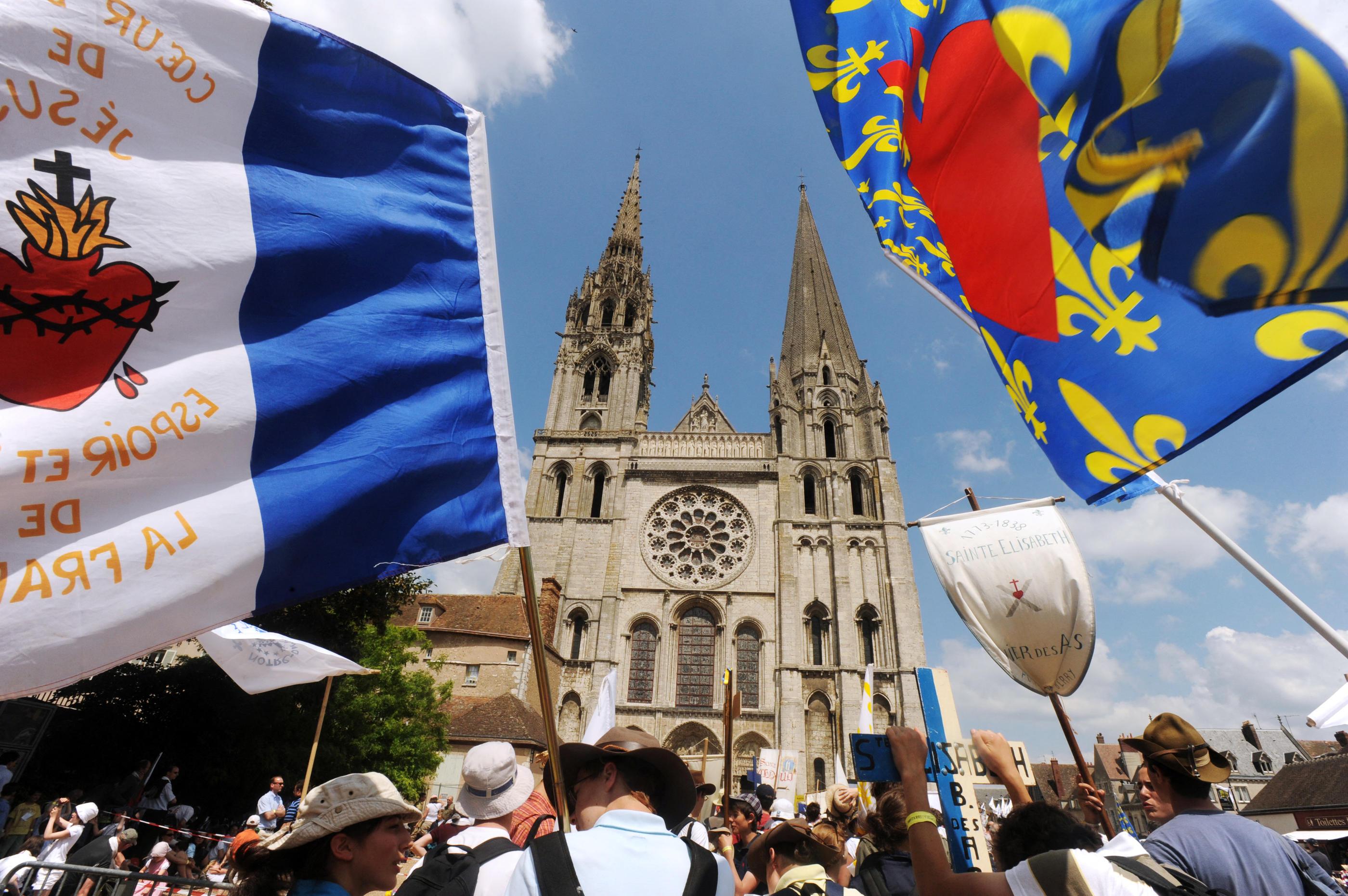 Le succès du pèlerinage de Chartres ne se dément pas (ici en 2009). AFP/ Alain Jocard