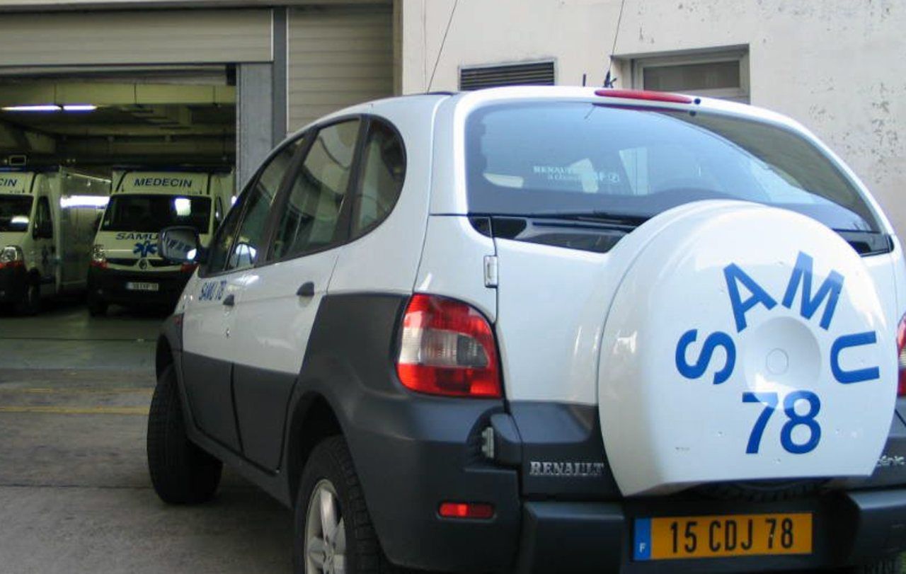 <b></b> Illustration. Le Samu a emmené trois personnes blessées dans l’accident à l’hôpital de Rambouillet. 