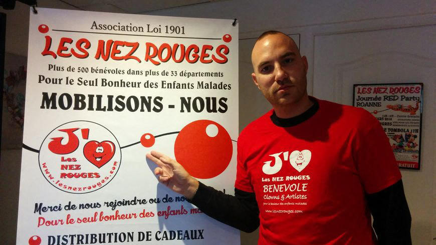 Le fondateur des Nez Rouges et faux avocat Sébastien Buisson avait déjà été condamné à trois ans et demi de prison pour abus de confiance après avoir détourné 240 000 euros de l'association. Maxppp/Radio France/Claire Lise Macé