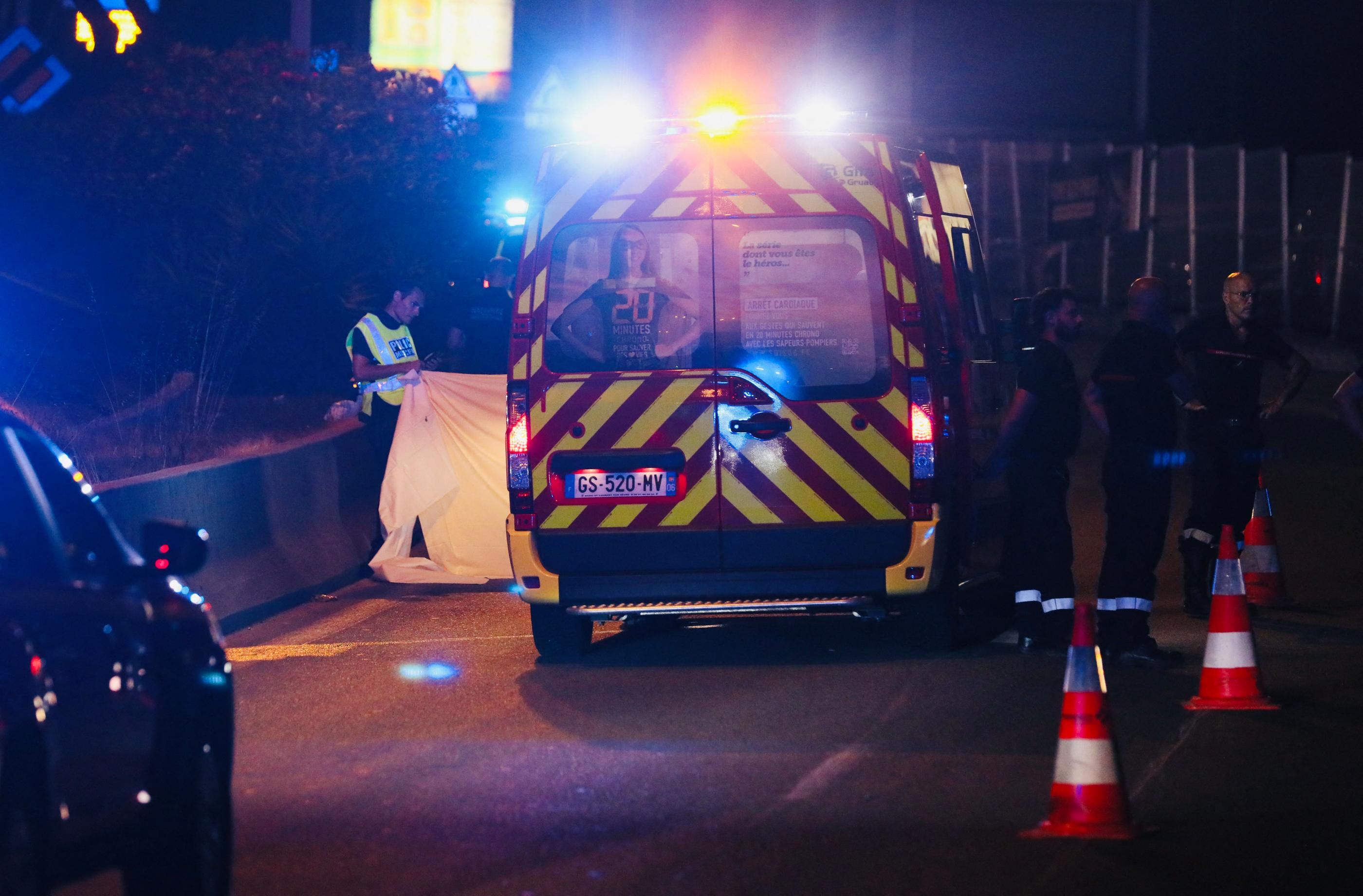 Fabien, un livreur, a assisté au refus d'obtempérer mortel ce lundi, qui a tué l'adjudant Éric Comyn. Photo PQR/Nice Matin/Patrice Lapoirie