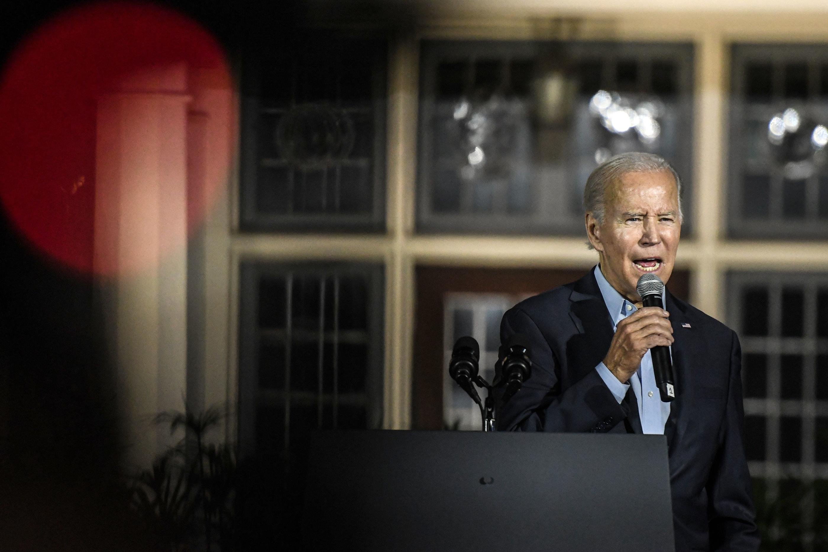 60% des électeurs américains estiment que Joe Biden, 79 ans, est trop âgé pour son poste, d’après un sondage I&I TIPP. AFP/Stephanie Keith