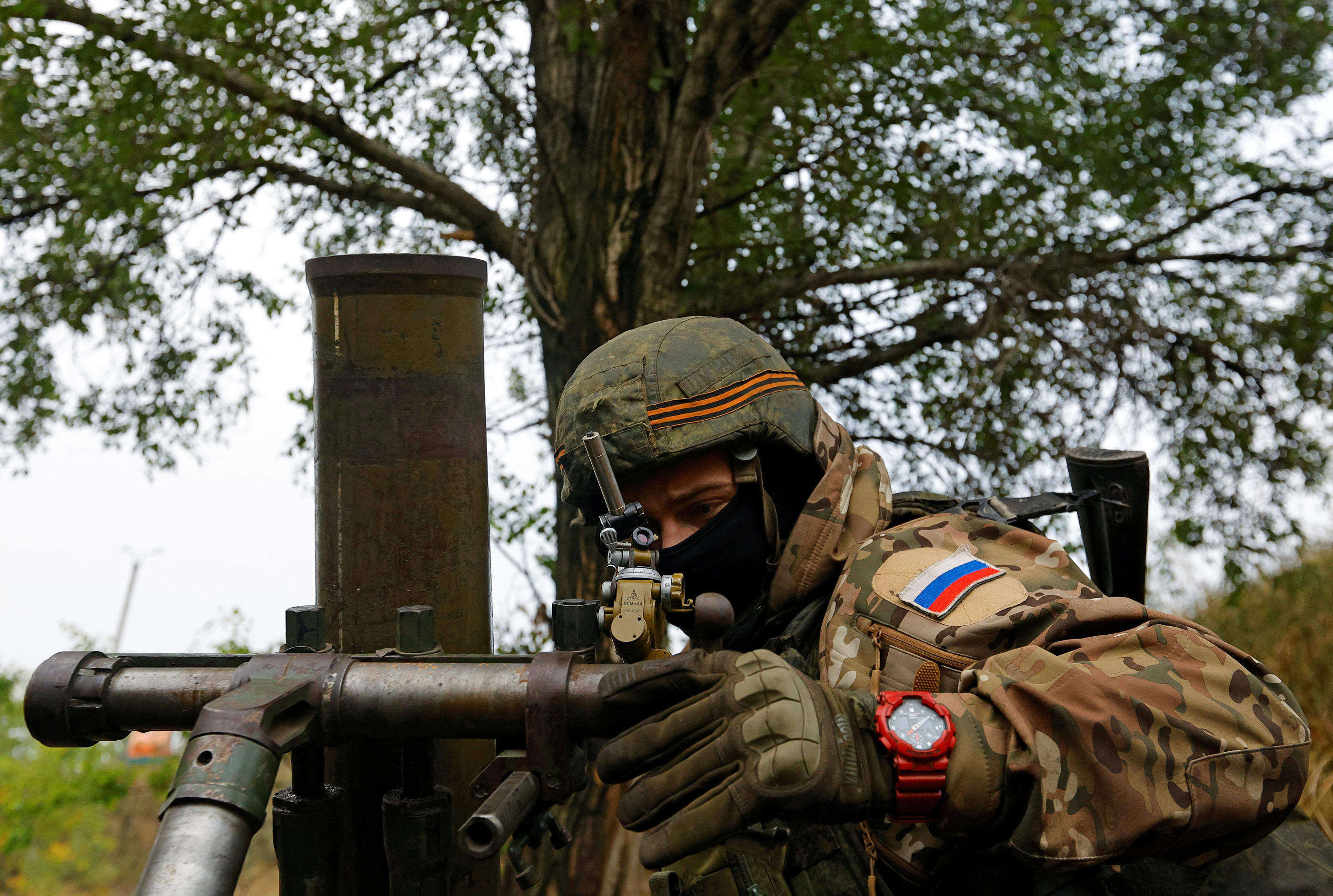 Russell Bentley avait rejoint les séparatistes prorusses locaux dans leur combat contre les forces de Kiev, déclenché en 2014. (Photo d'illustration d'un combattant prorusse à Donetsk). Reuters/Alexander Ermochenko