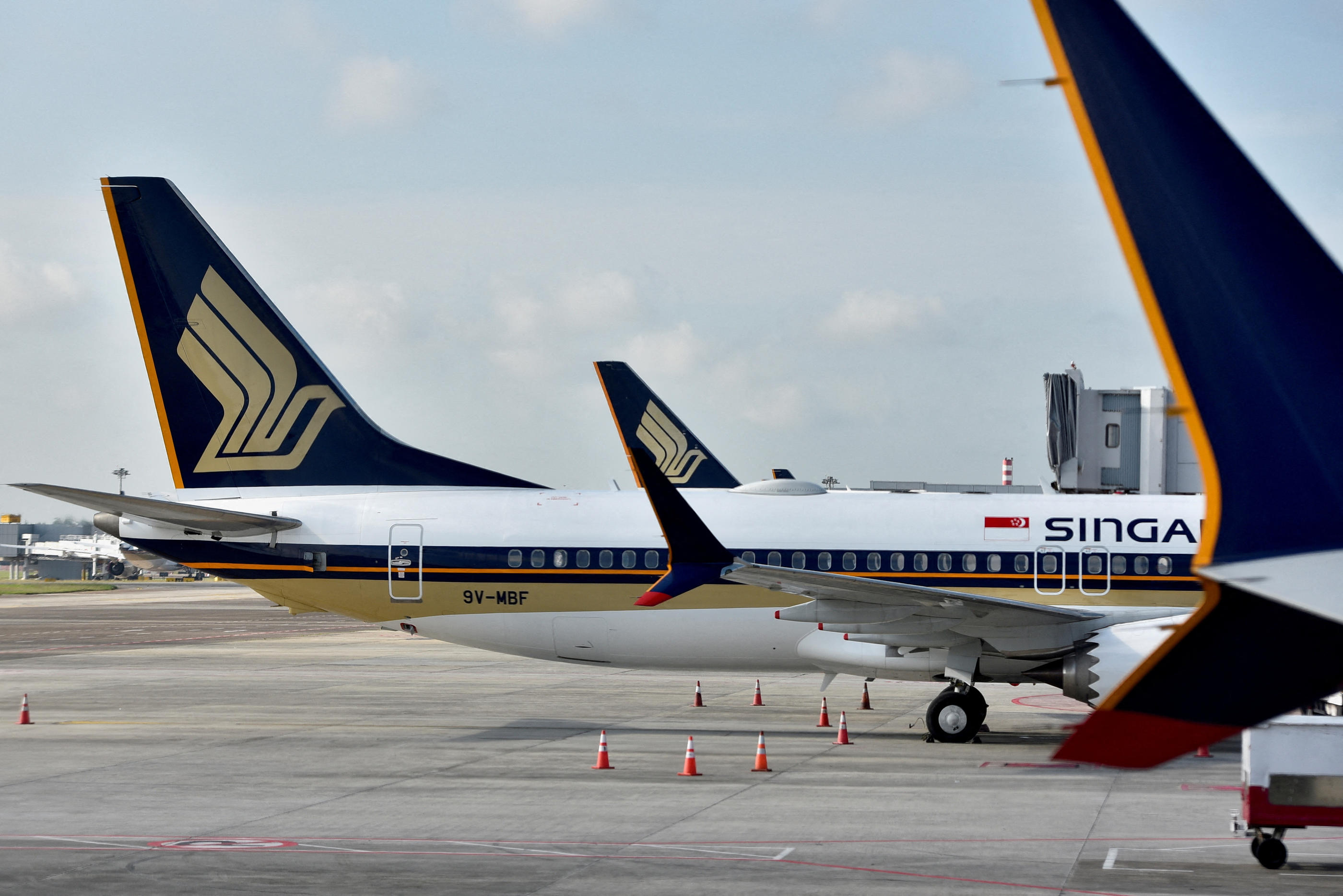 L'avion de la compagnie Singapore Airlines a subi de "fortes turbulences". (Illustration) REUTERS/Caroline Chia