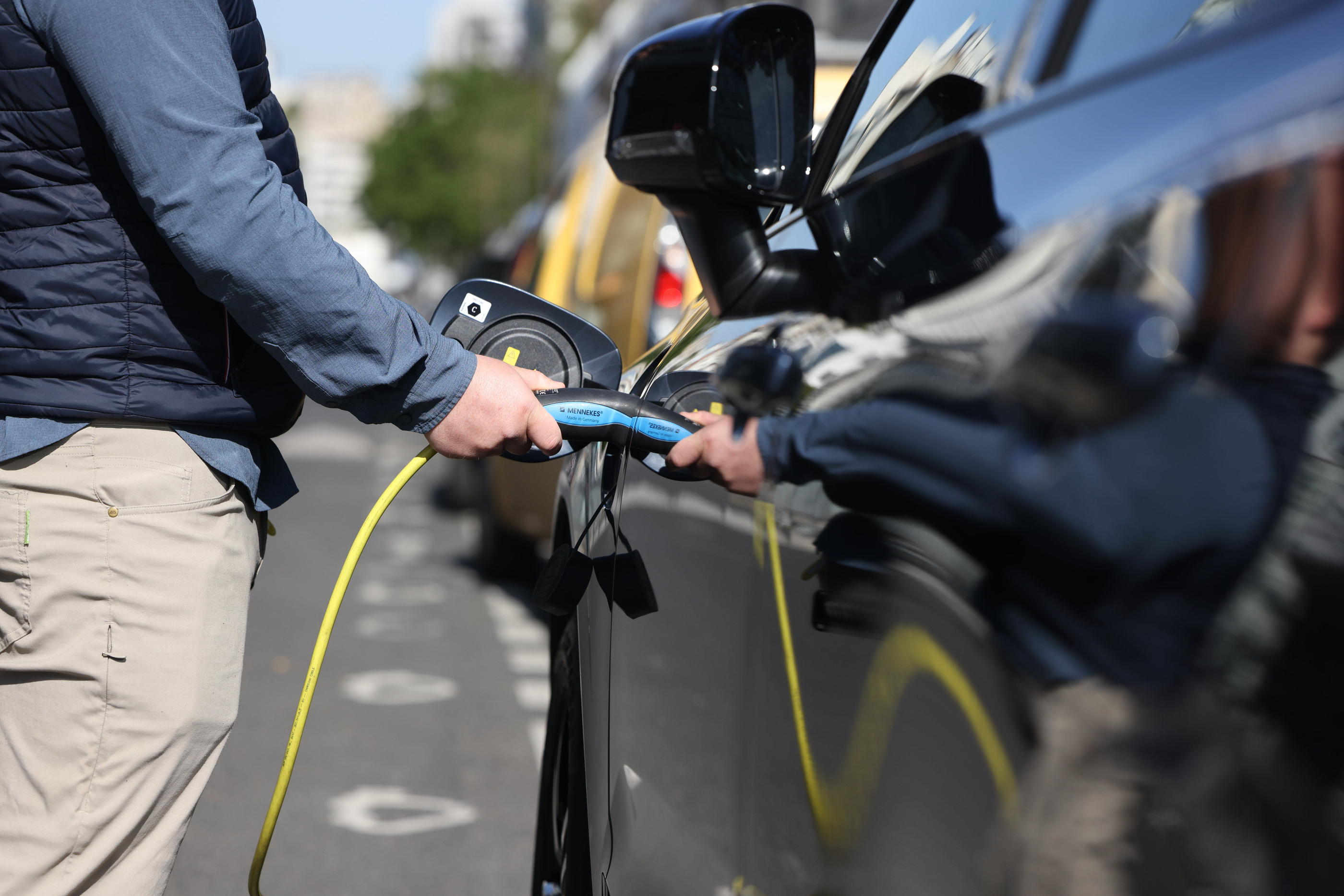En Europe, les Pays-Bas sont désormais très en avance sur le déploiement de bornes de recharge de véhicules électriques. (Illustration) LP/Arnaud Journois