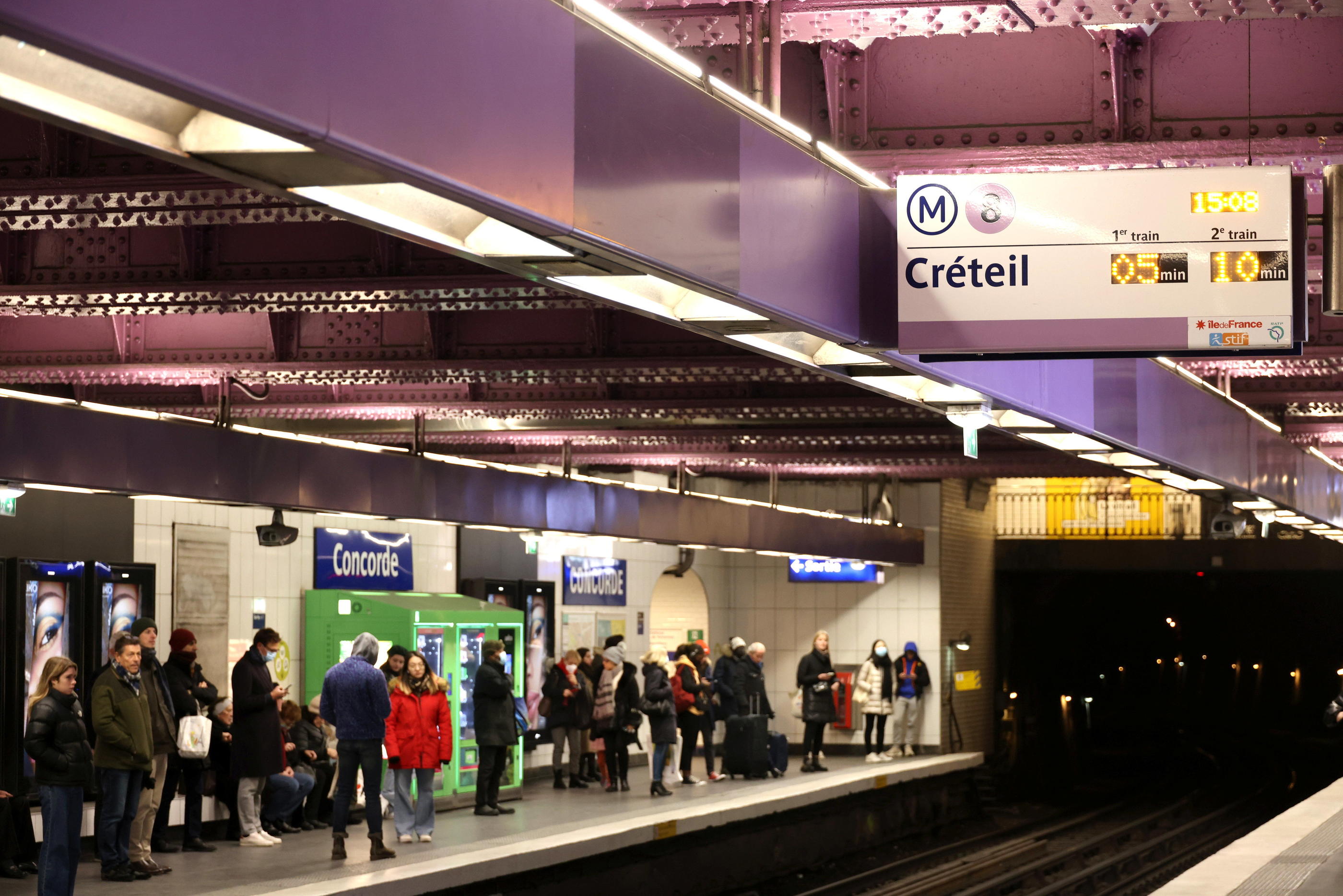 Des punaises de lit auraient été vues dans un métro de la ligne 8 du réseau parisien, ce mercredi matin. (illustration) LP/Delphine Goldsztejn