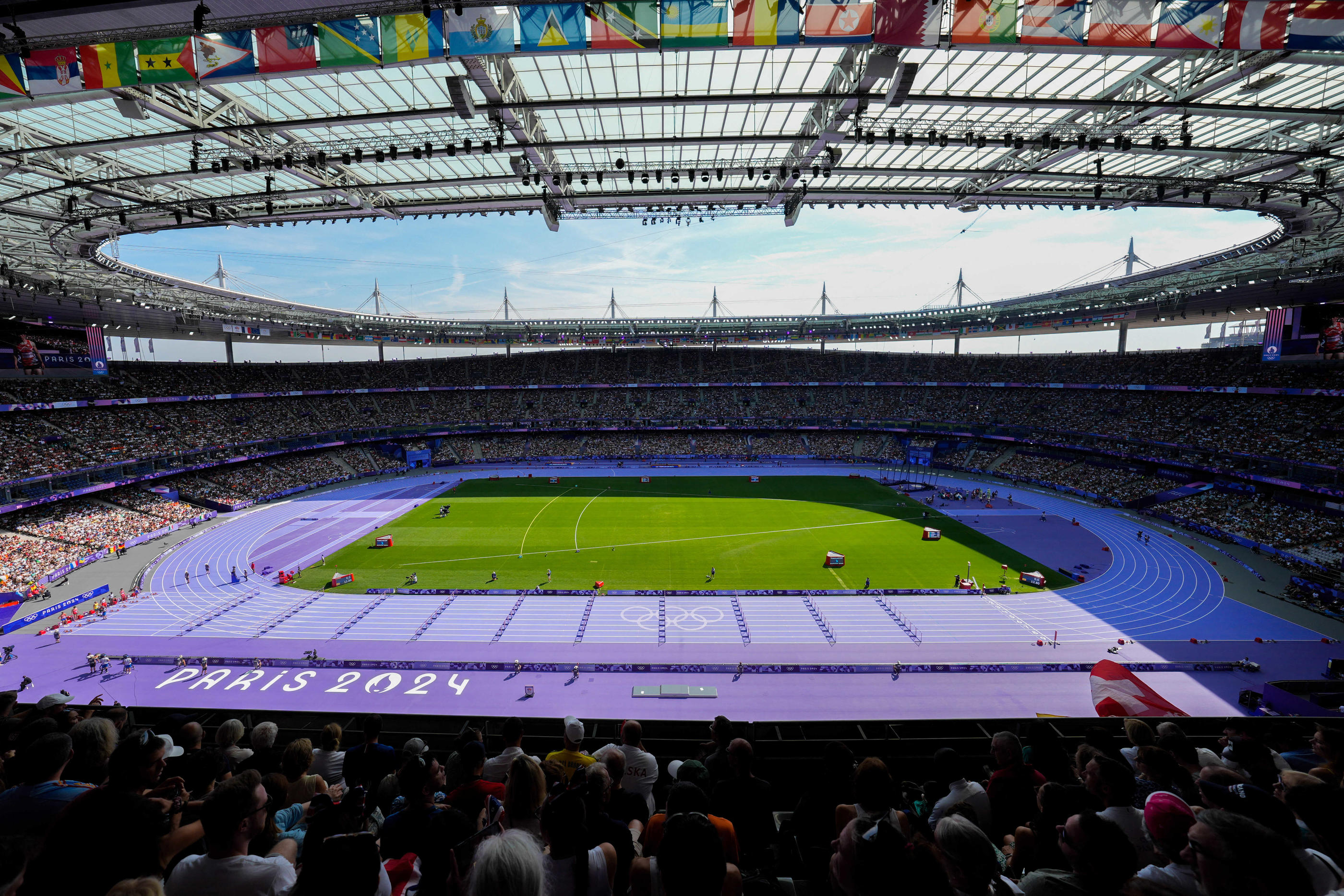 Le temps devrait être clément sur le Stade de France lors de la cérémonie de clôture prévue le 11 août. (Photo Icon Sport)