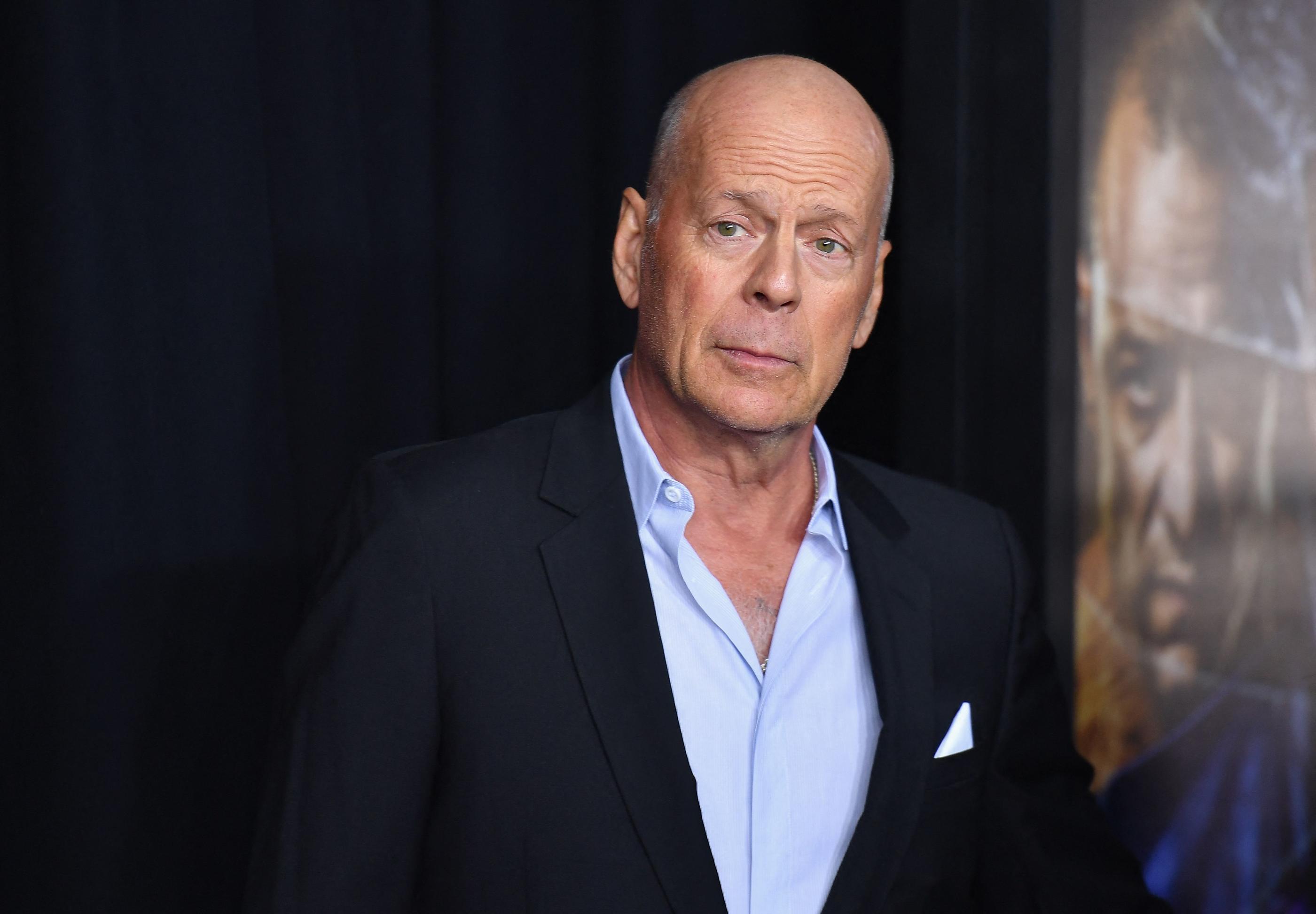 Bruce Willis, ici photographié en 2019, avait dû arrêter sa carrière en mars dernier. Angela Weiss/AFP