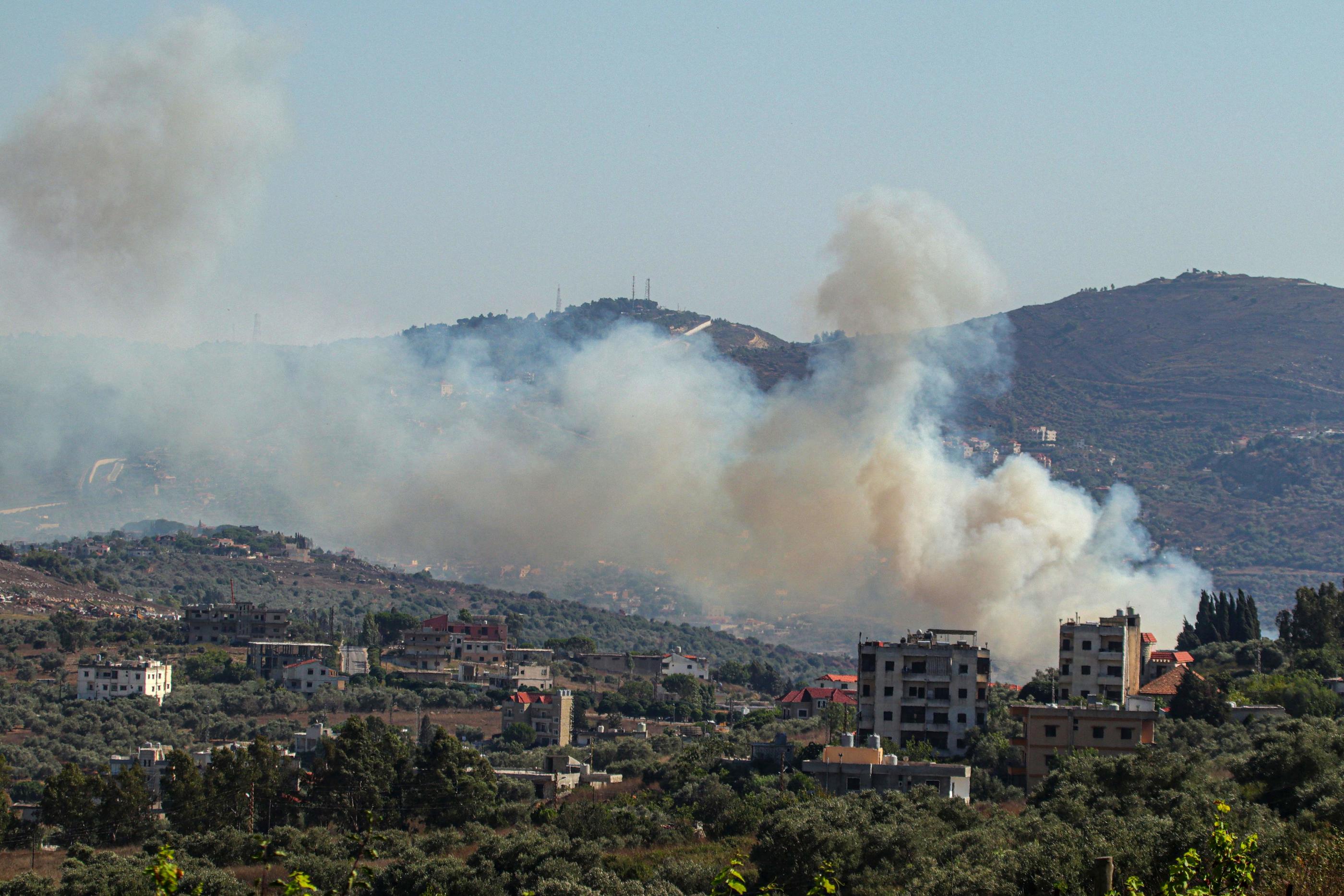 Une frappe de drone israélienne a tué deux personnes et en a blessé trois autres ce lundi matin dans le sud du Liban, a annoncé la défense civile libanaise. AFP/ Rabih DAHER