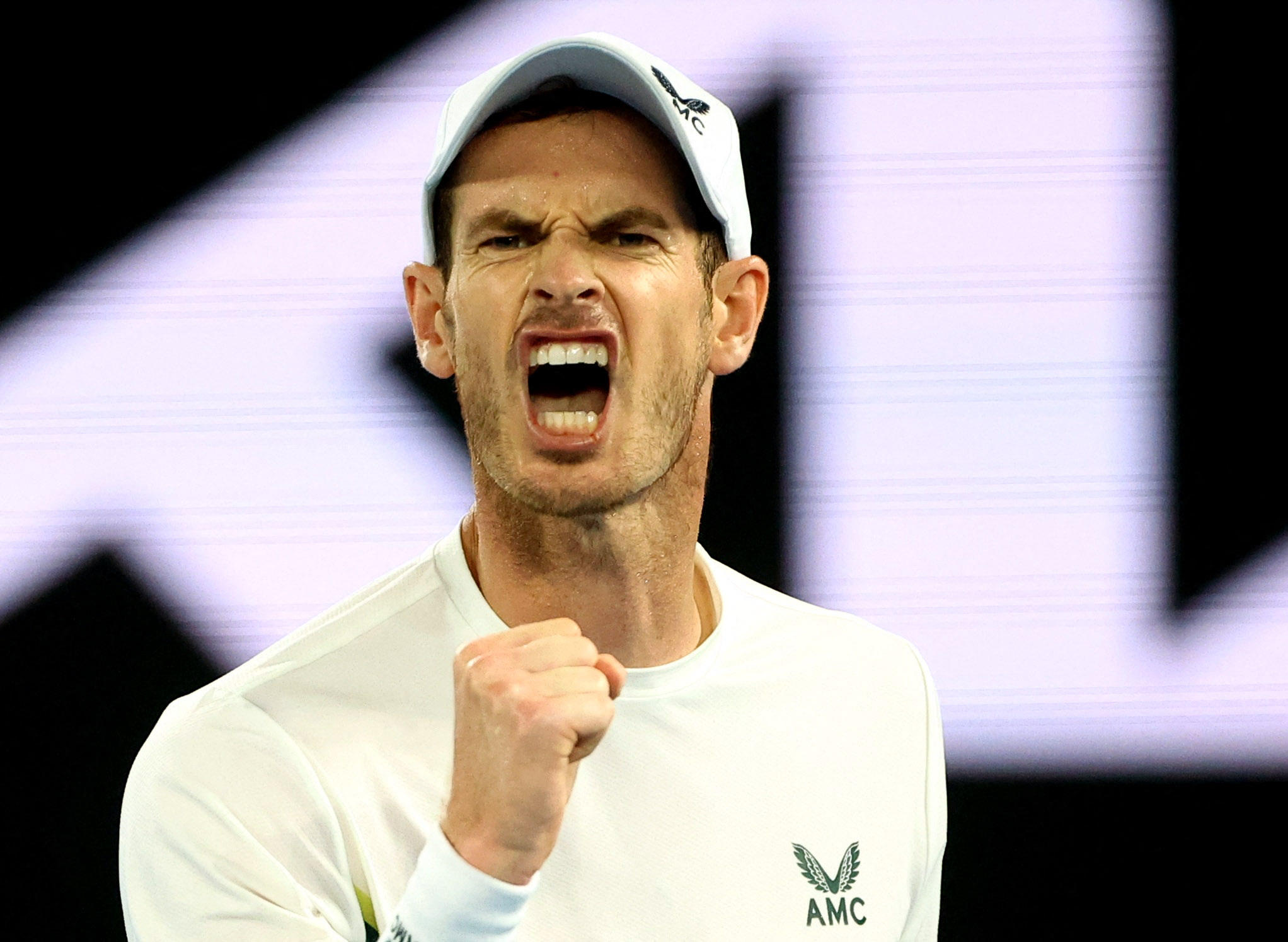 A 35 ans, Andy Murray n'a rien perdu de sa hargne sur un court... Reuters/Hannah McKay