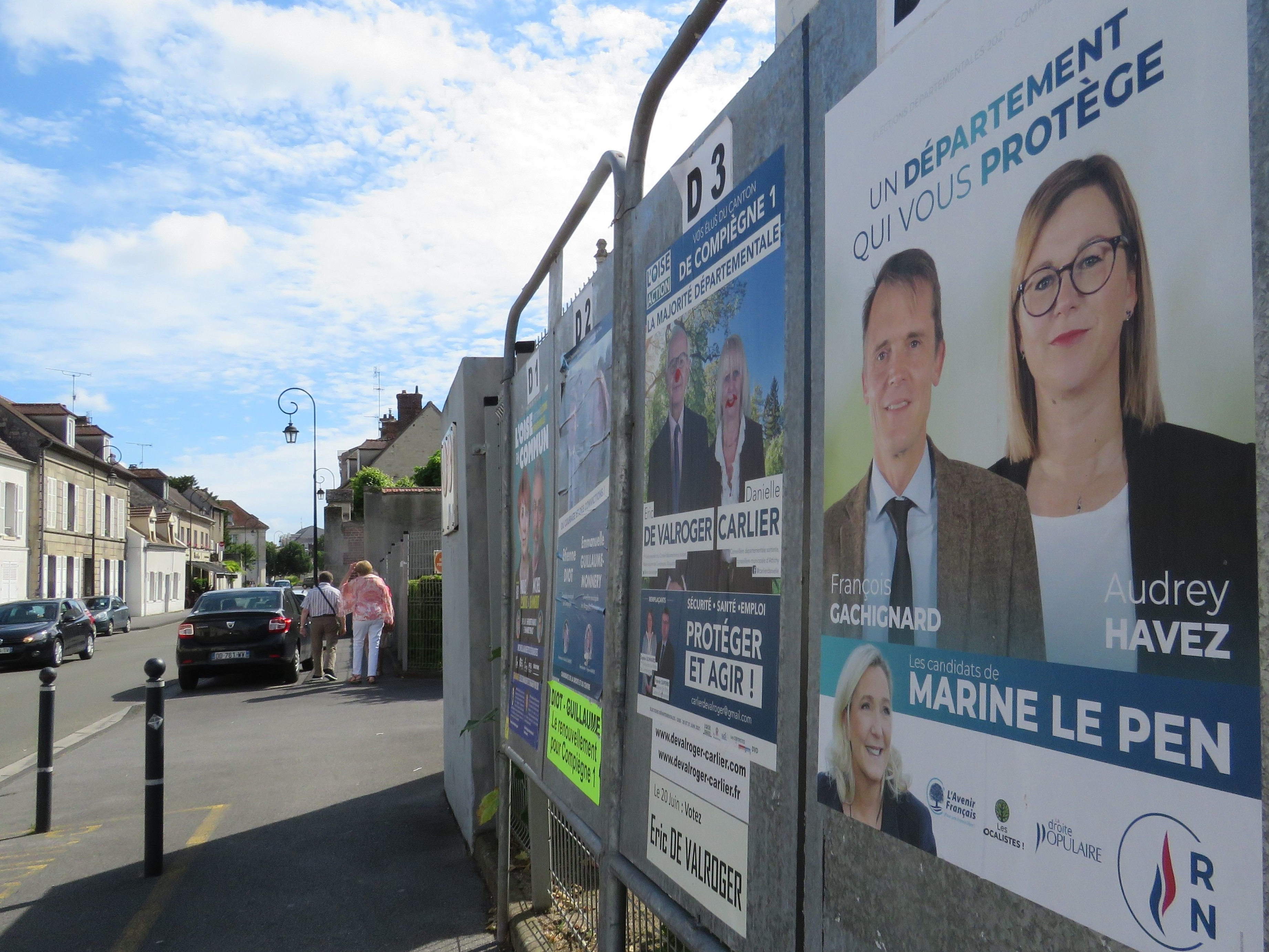 Compiègne (Oise), dimanche 20 juin 2021. Les électeurs se sont rendus aux urnes dans les bureaux de vote dédoublés afin de voter pour les départementales et les régionales. LP/S.F.