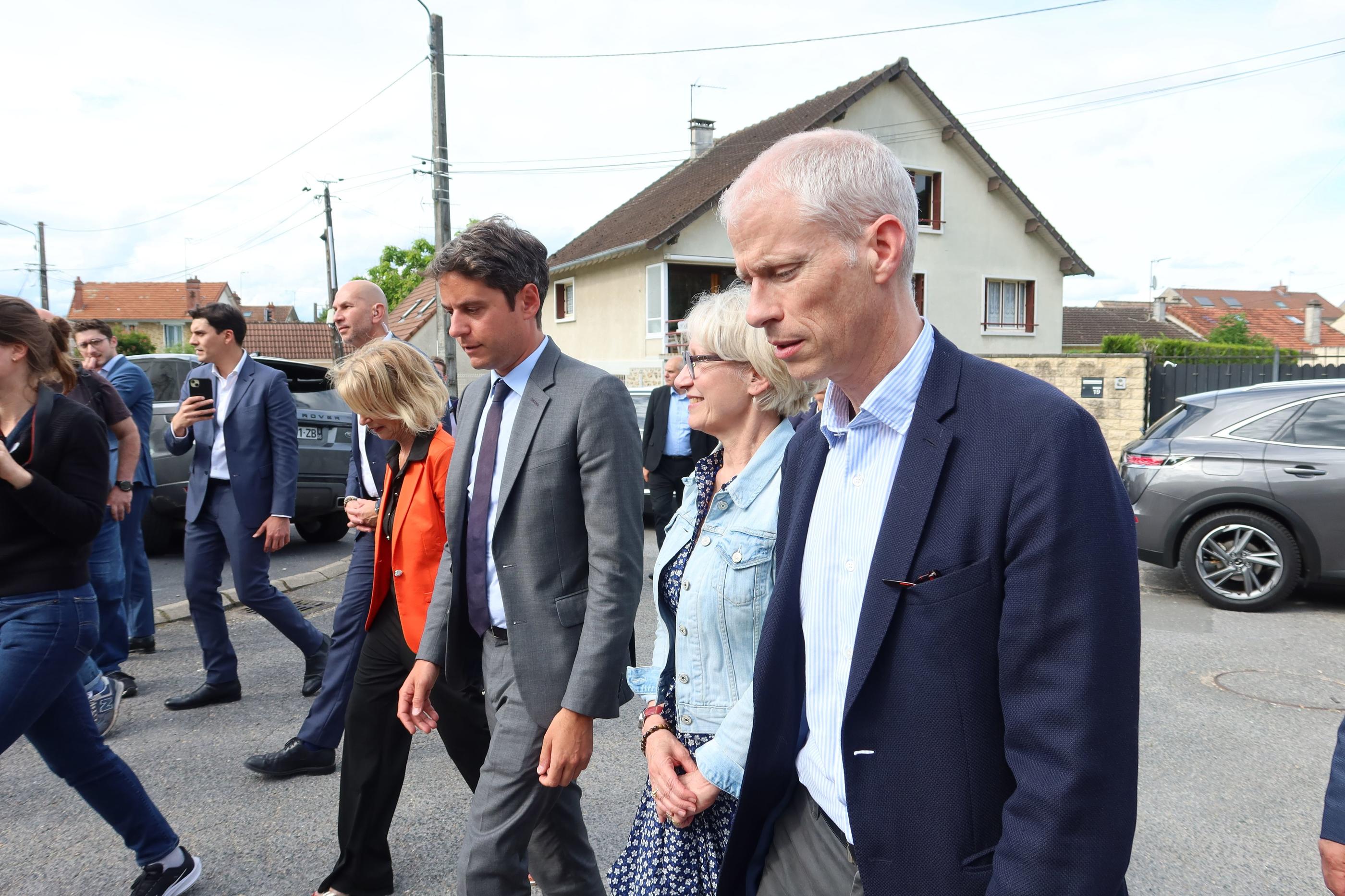 Avec 31,43 %, Franck Riester est qualifié pour le 2e tour des législatives. Mais il est en danger face au RN (41,77 %). LP/Sébastien Roselé