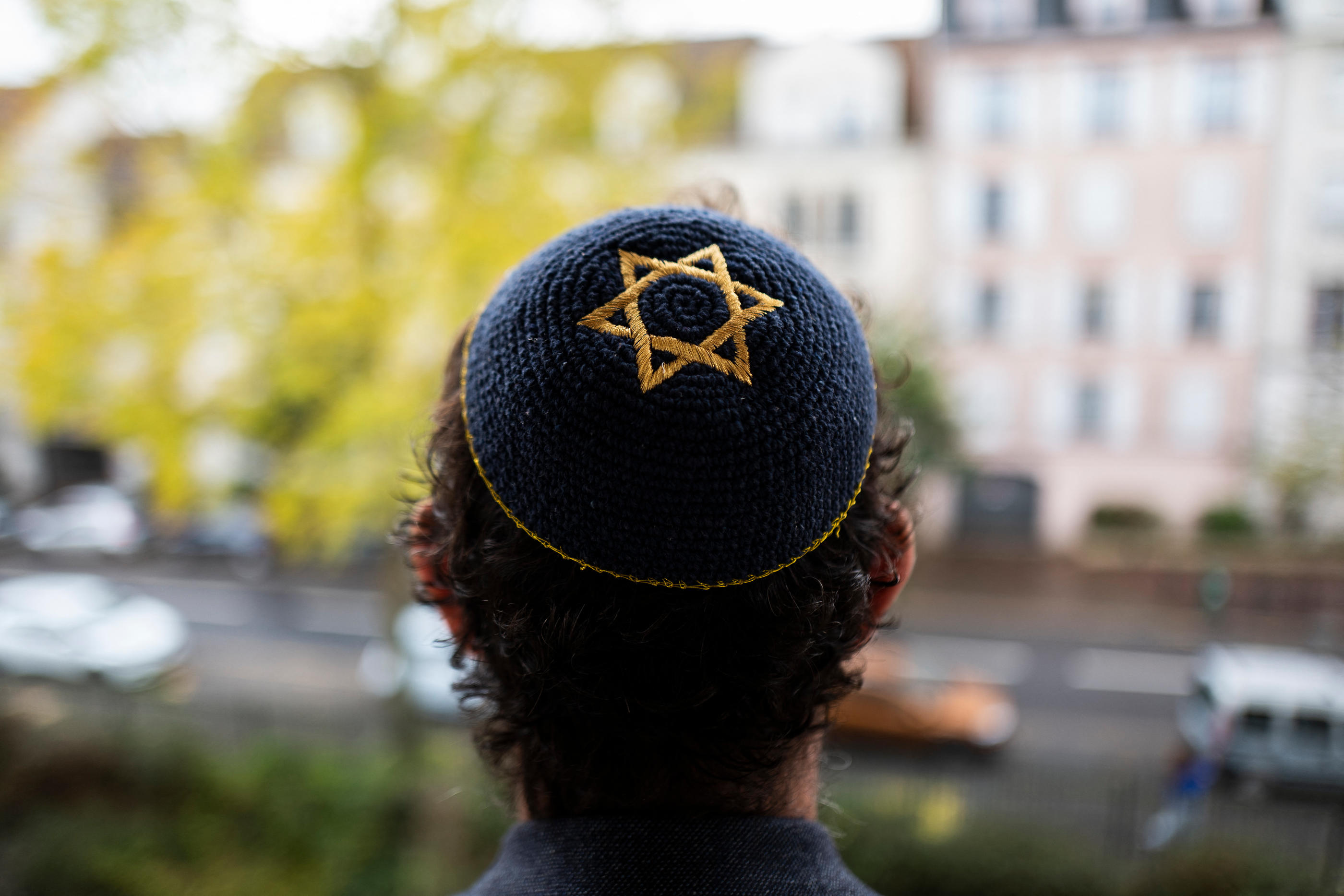 Plus de 105000 personnes avaient marché contre l'antisémitisme à Paris, le 12 novembre 2023. Hans Lucas via AFP/Magali Cohen