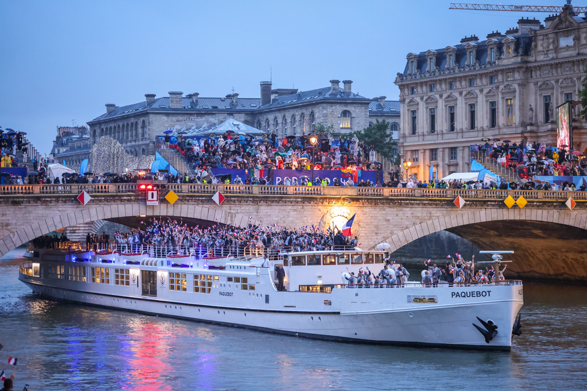 Certaines séquences de la cérémonie d'ouverture des Jeux de Paris 2024 ont été ciblées par des critiques. LP/Fred Dugit