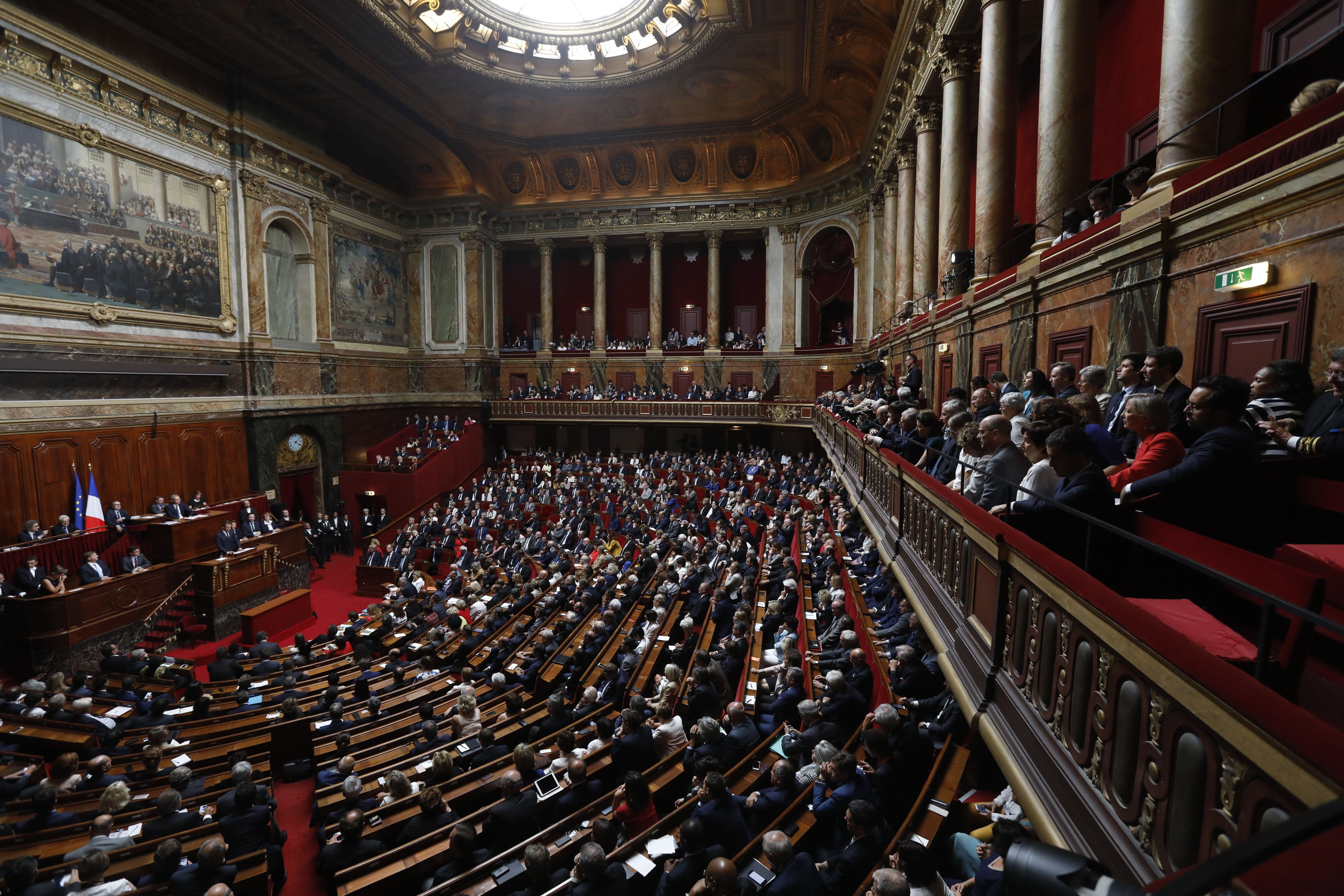Quelques jours après le vote historique du Sénat, les 925 députés et sénateurs français se réuniront lundi en Congrès à Versailles (ici en 2017) pour adopter cette révision constitutionnelle. LP/Olivier Corsan