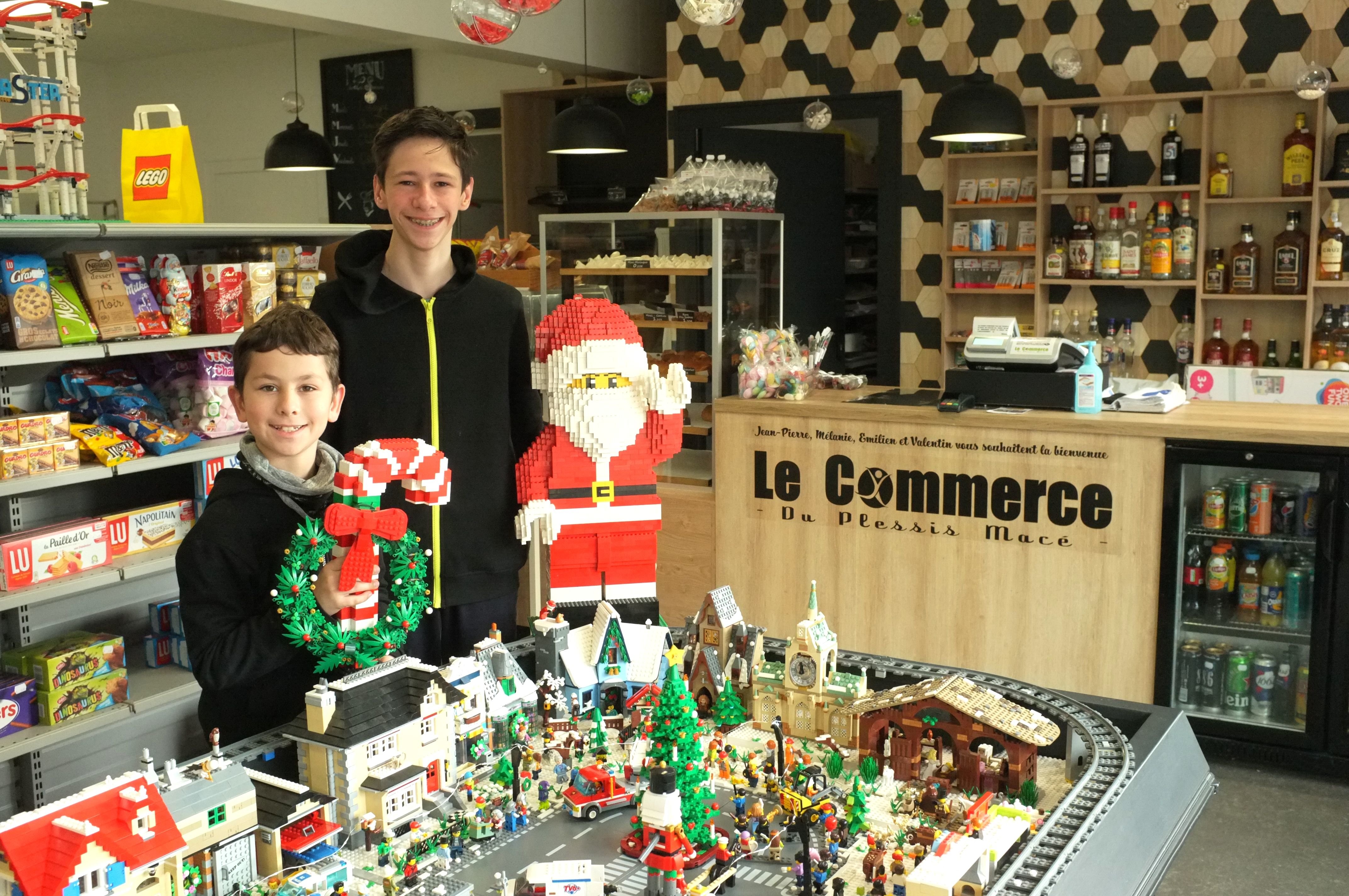 Plérin : un village de Noël de plus de 4 m au Salon Lego©