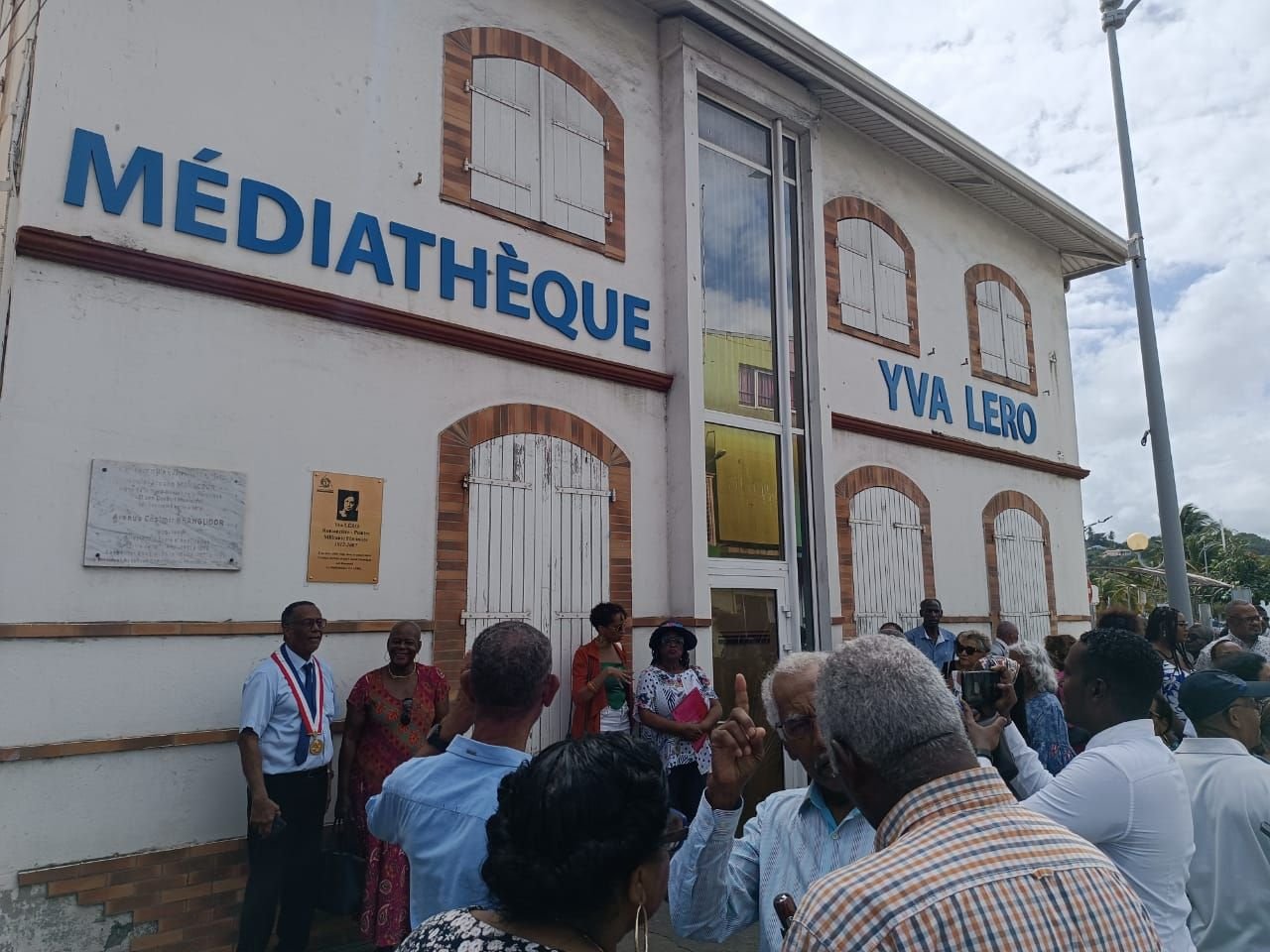 La médiathèque municipale est devenue la Médiathèque Yva Léro. Un hommage rendu à cette native de La Trinité qui fût à la fois romancière, poète et l'une des fondatrices de l'Union de Femmes de Martinique./DR